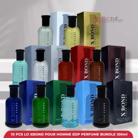 10 Pcs Louis Olivier XBond Pour Homme EDP Perfume Bundle 100ml