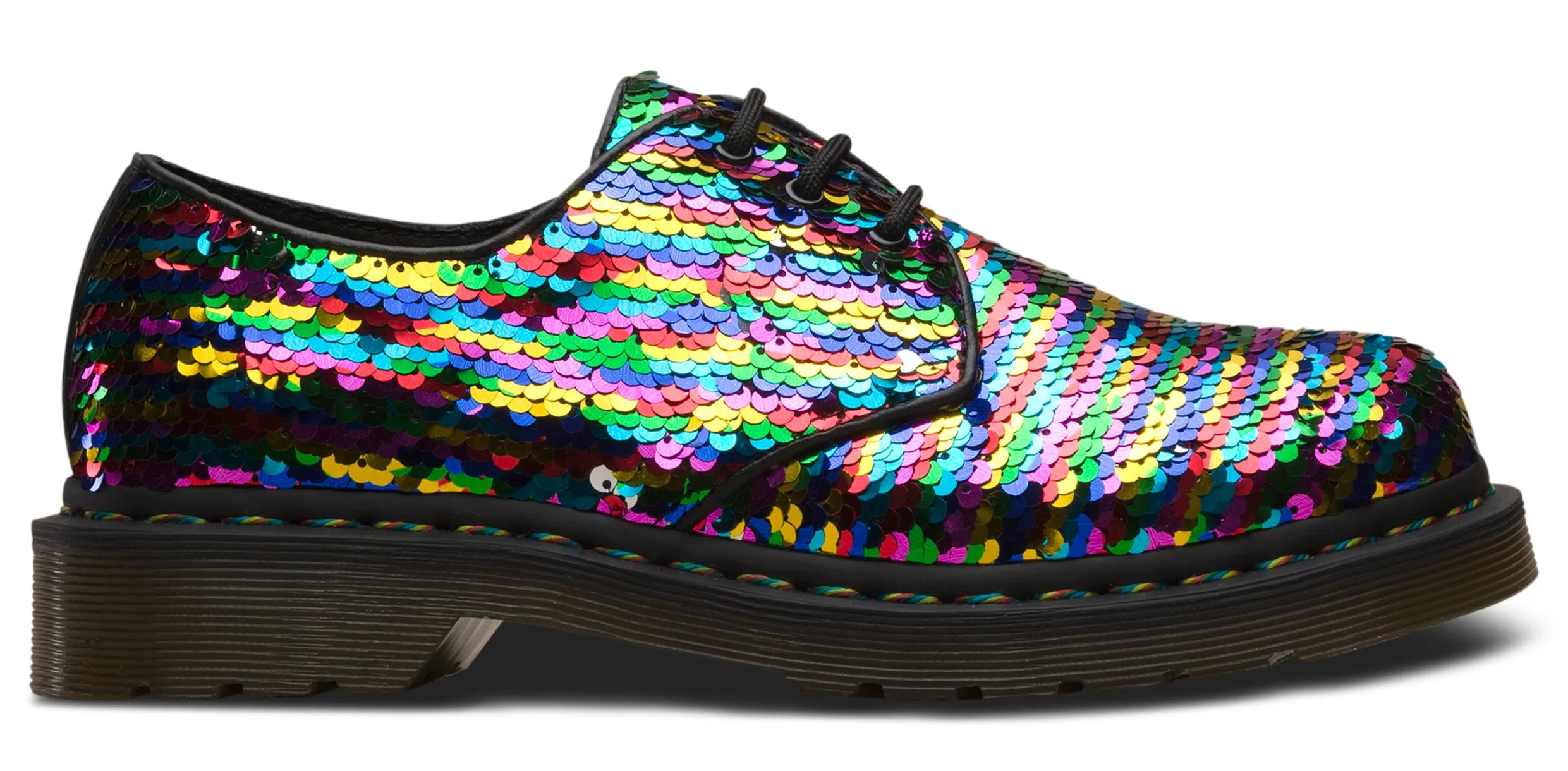 1461 Pascal Rainbow Sequin Oxford