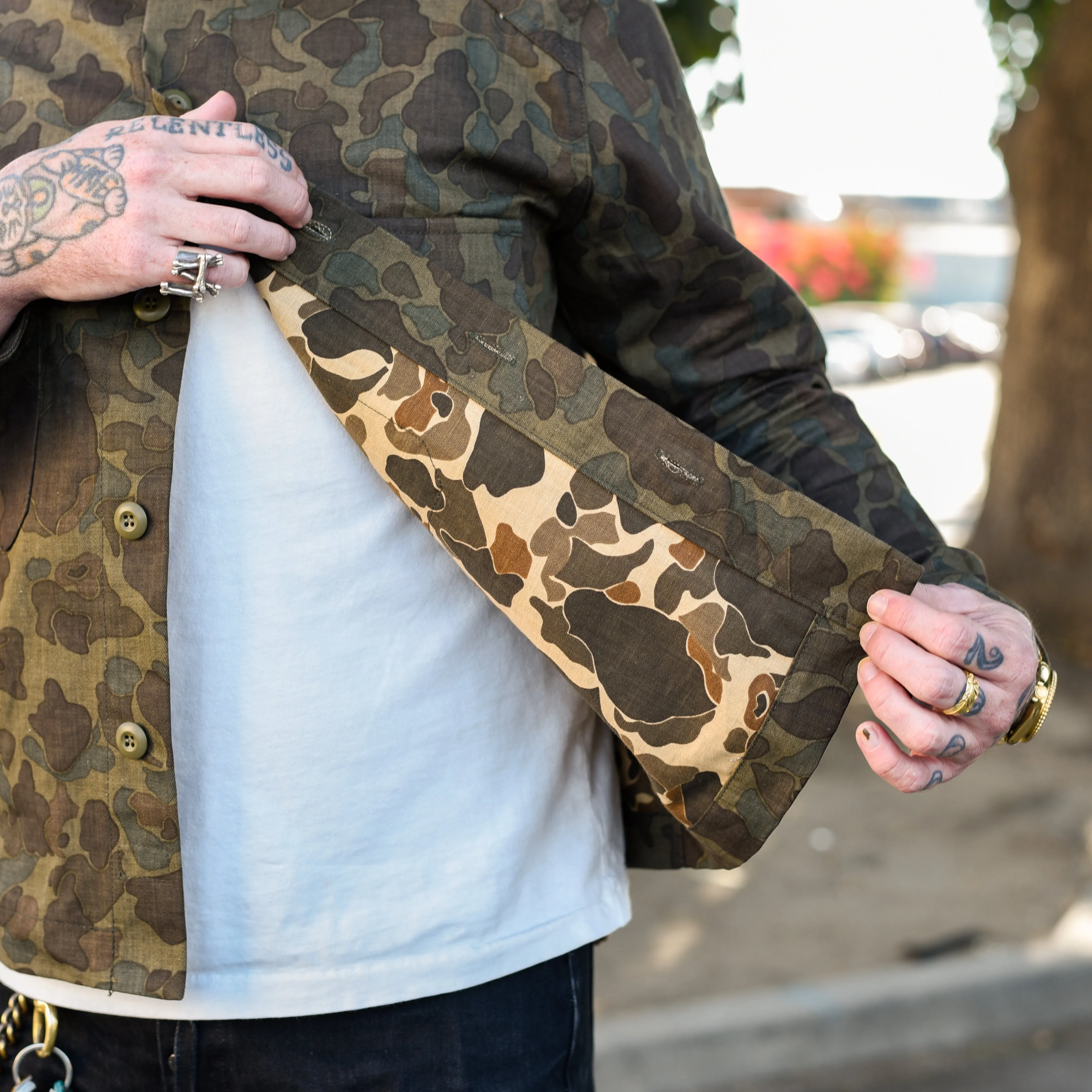 3sixteen Officer Shirt Frog Camo FINAL SALE