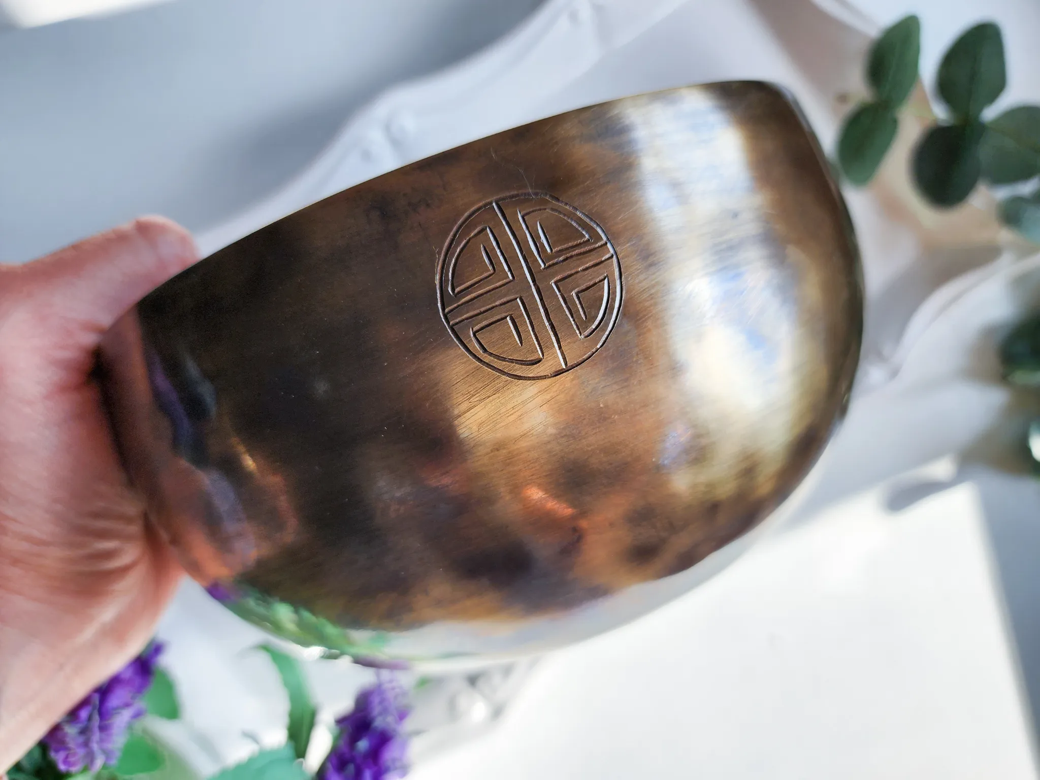 6 Tibetan Full Moon Singing Bowl