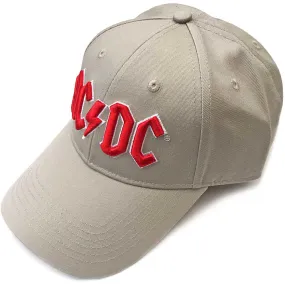 AC/DC Unisex Baseball Cap - Sand Logo