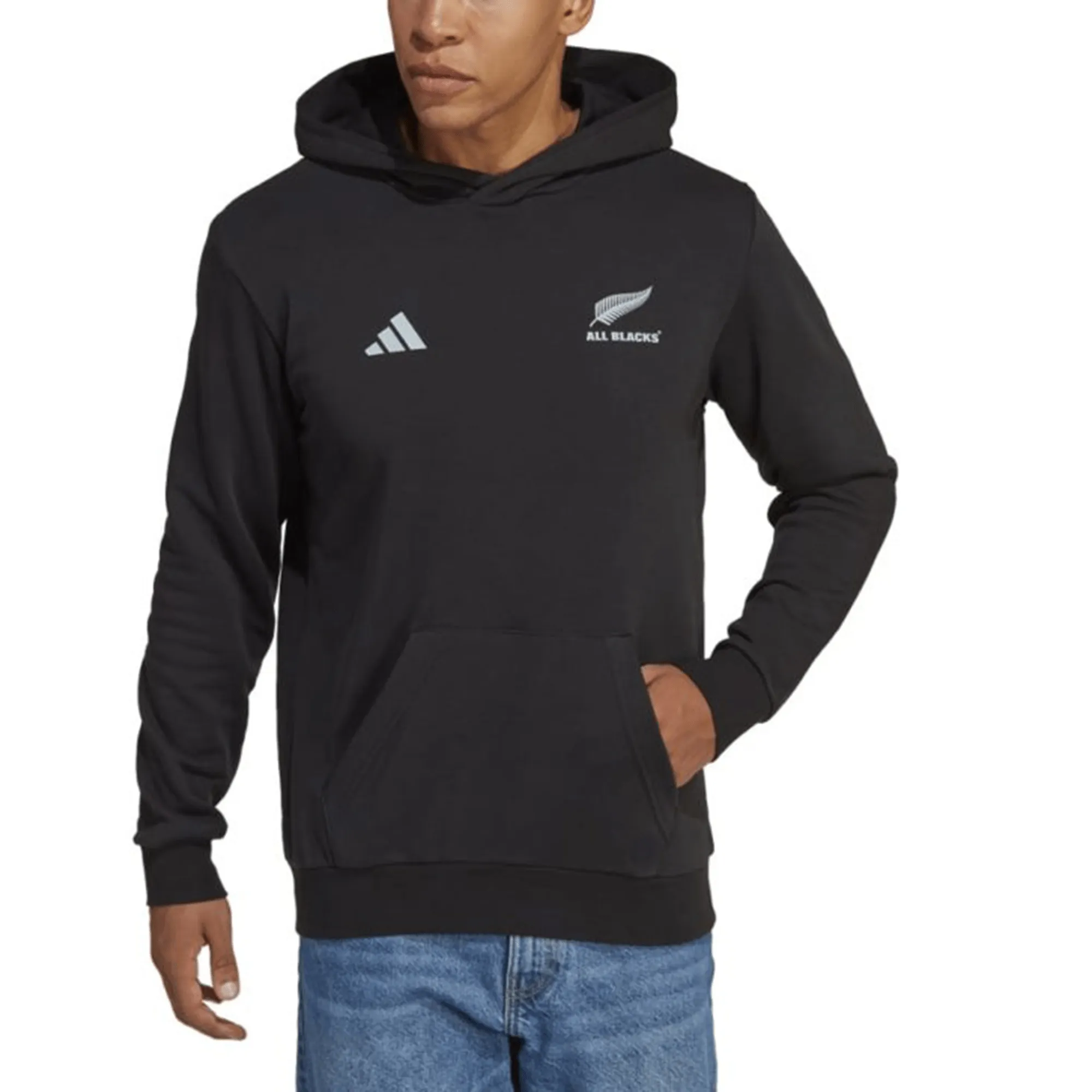 All Blacks Supporters Pull Over Hoodie by adidas