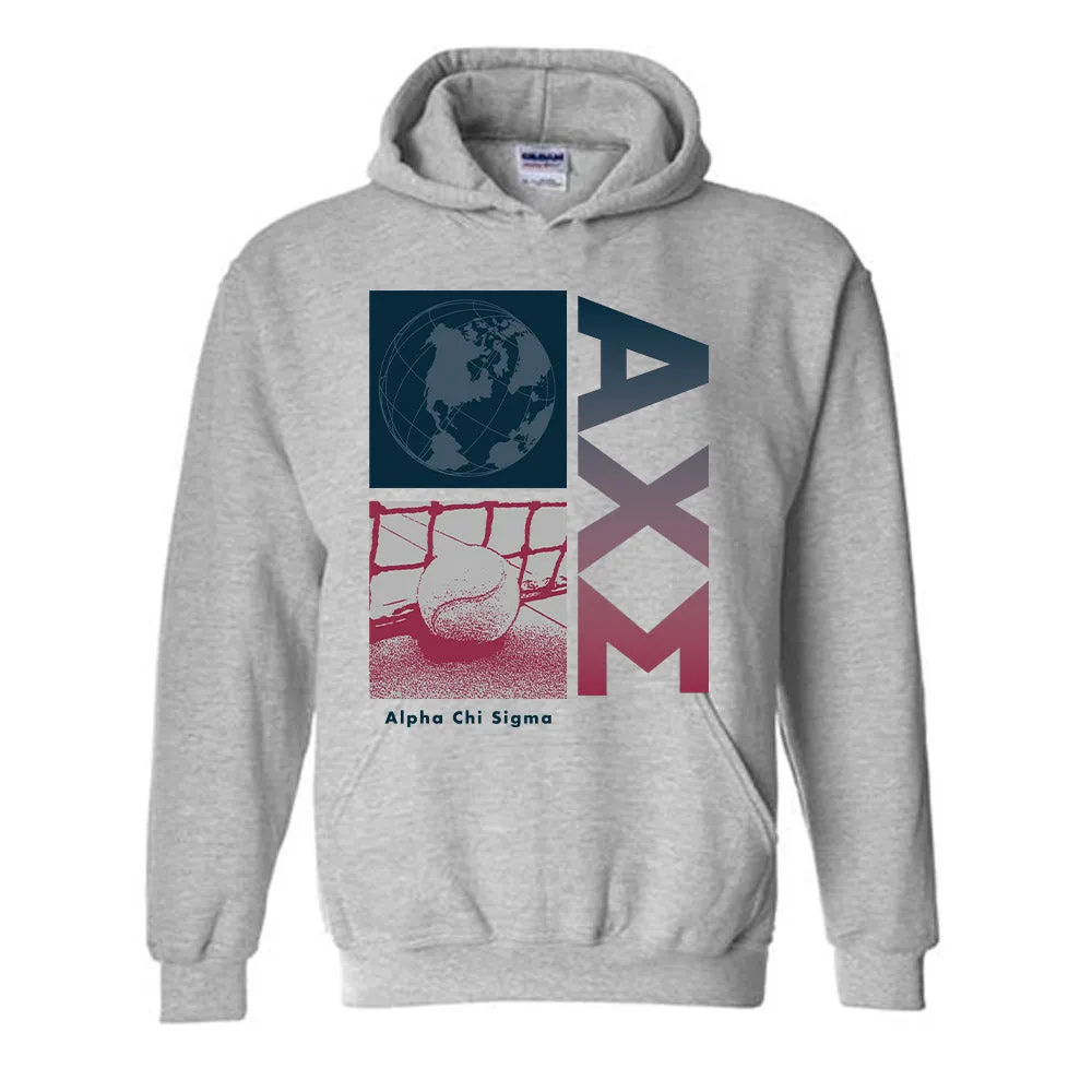 Alpha Chi Sigma In The Gym Hooded Sweatshirt