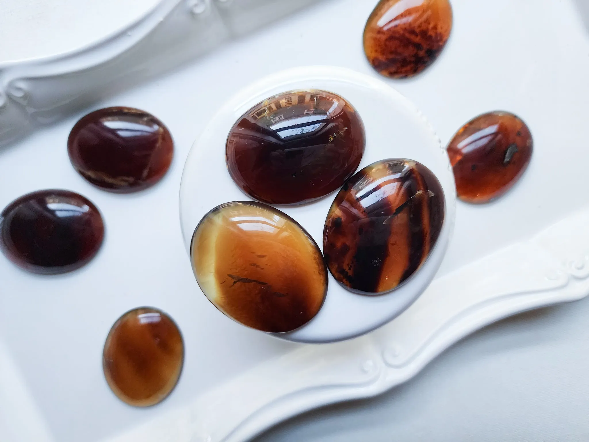 Amber Worry Stone