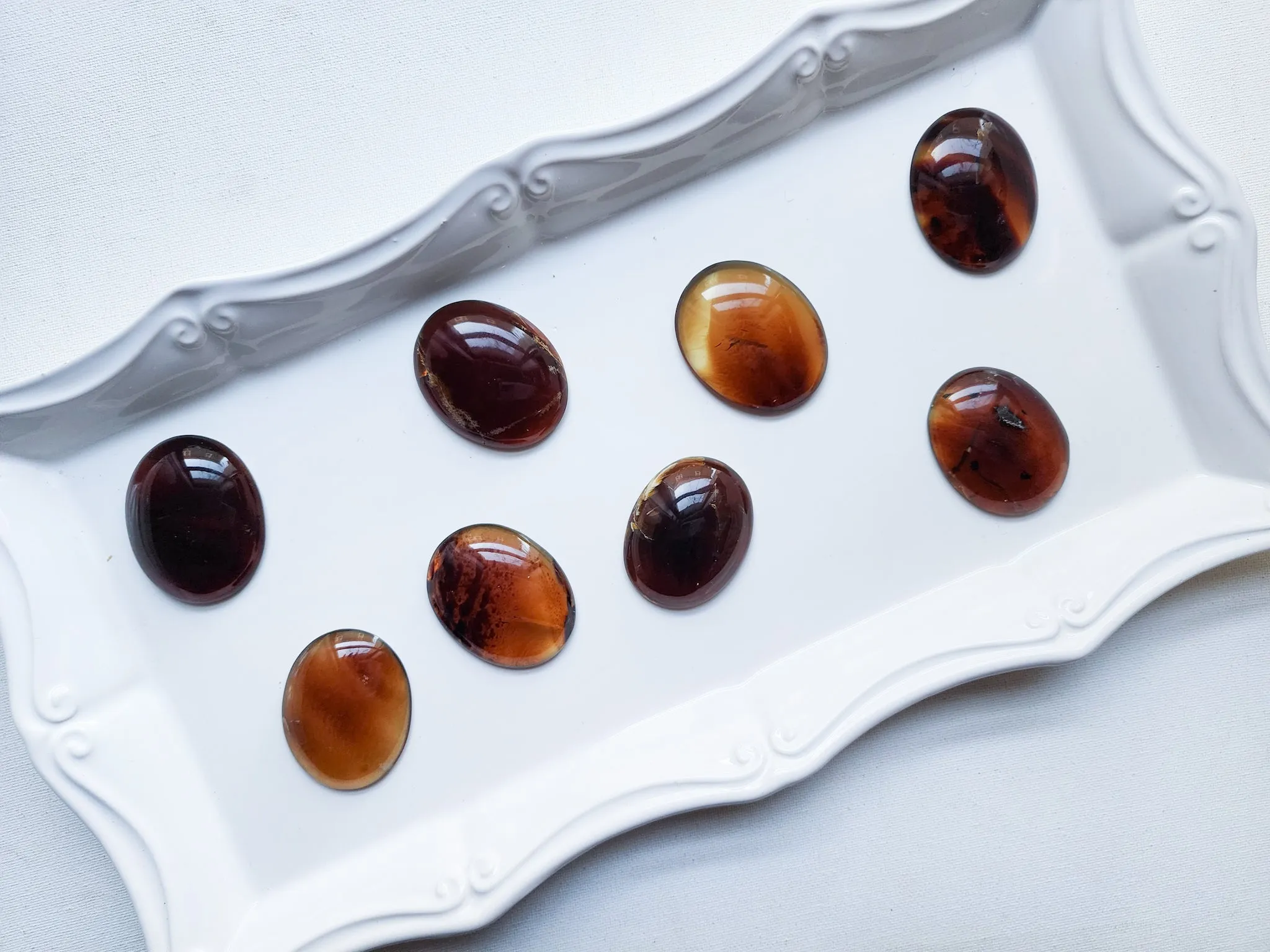 Amber Worry Stone