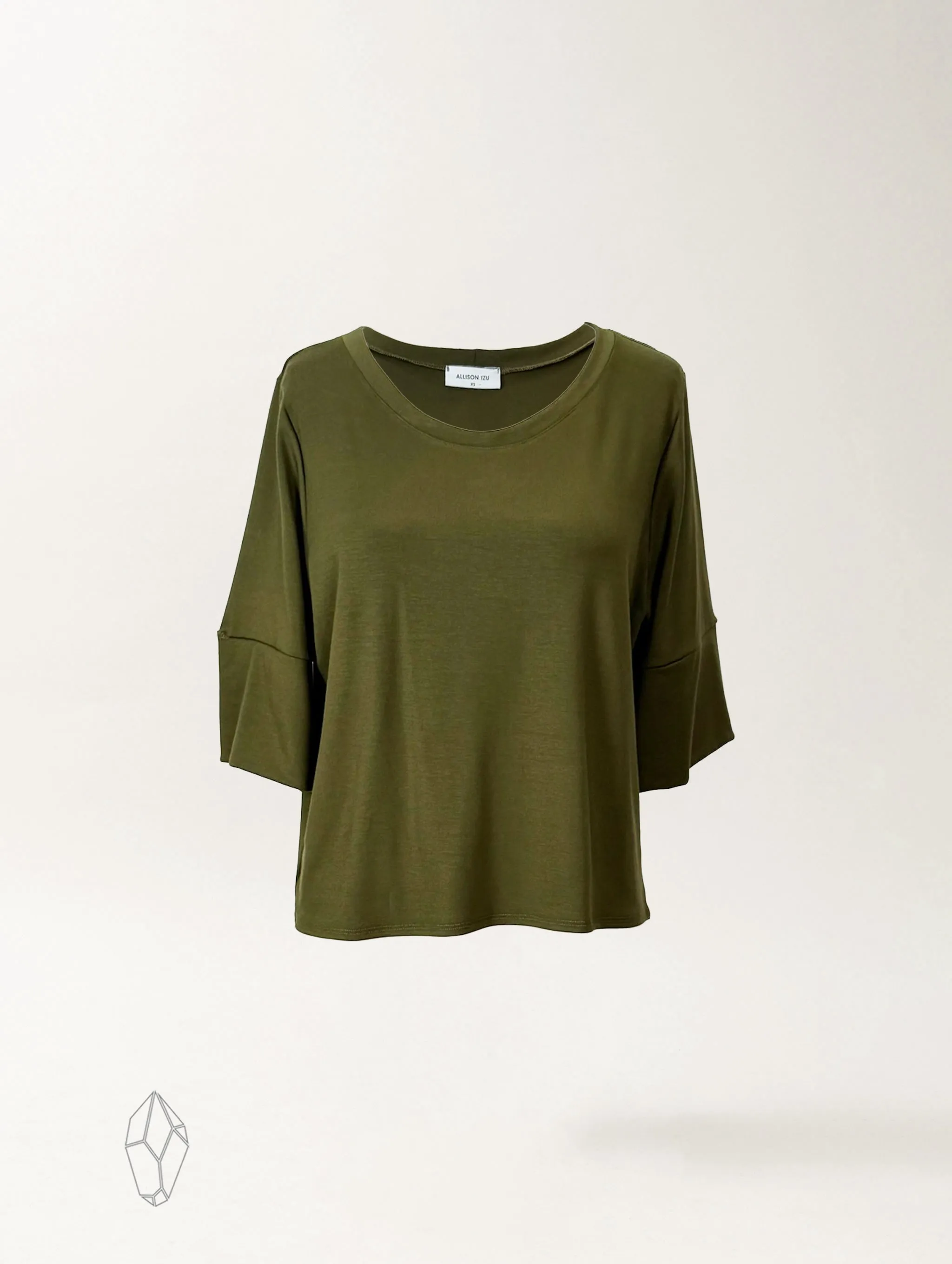 Amelia Top - Fern Soft Ponte