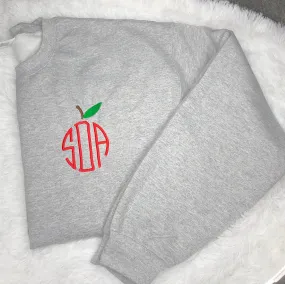 Apple Monogram Embroidered Garment