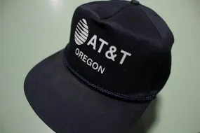 AT&T Oregon Call Before You Dig Vintage 80's Trucker Snapback Adjustable Hat