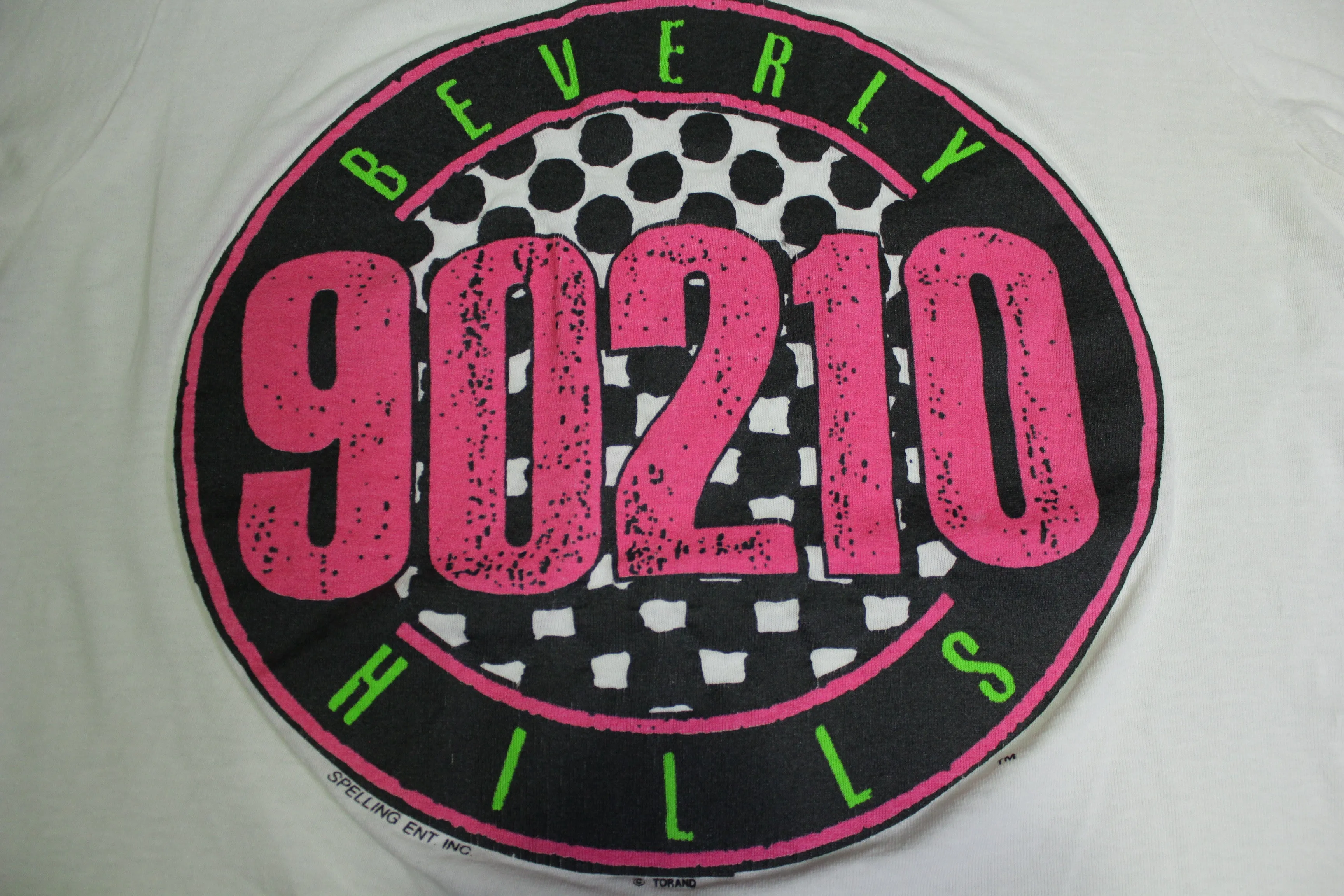 Beverly Hills 90210 Vintage 90's Spelling Ent Inc Torand TV Promo UBI T-Shirt