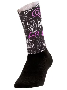 Bike Graffiti Aero Cycling Socks