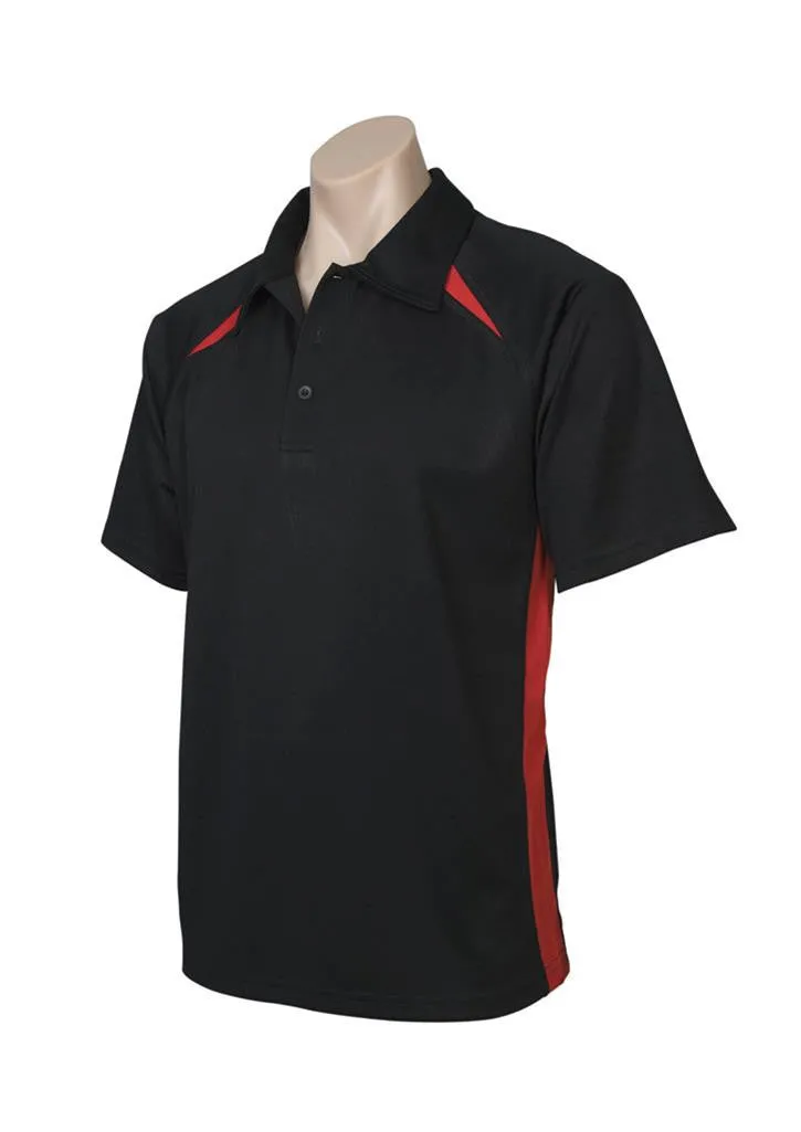 Biz Collection  Mens Splice S/S Polo 1st (10 Colour) (P7700)