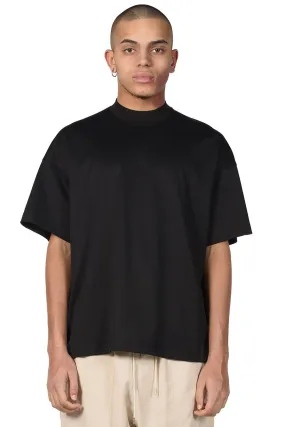 Black Mock Neck T-shirt