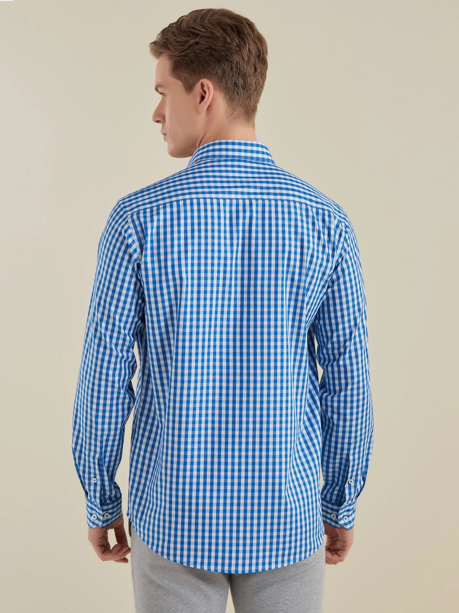 Blue Checked Shirt