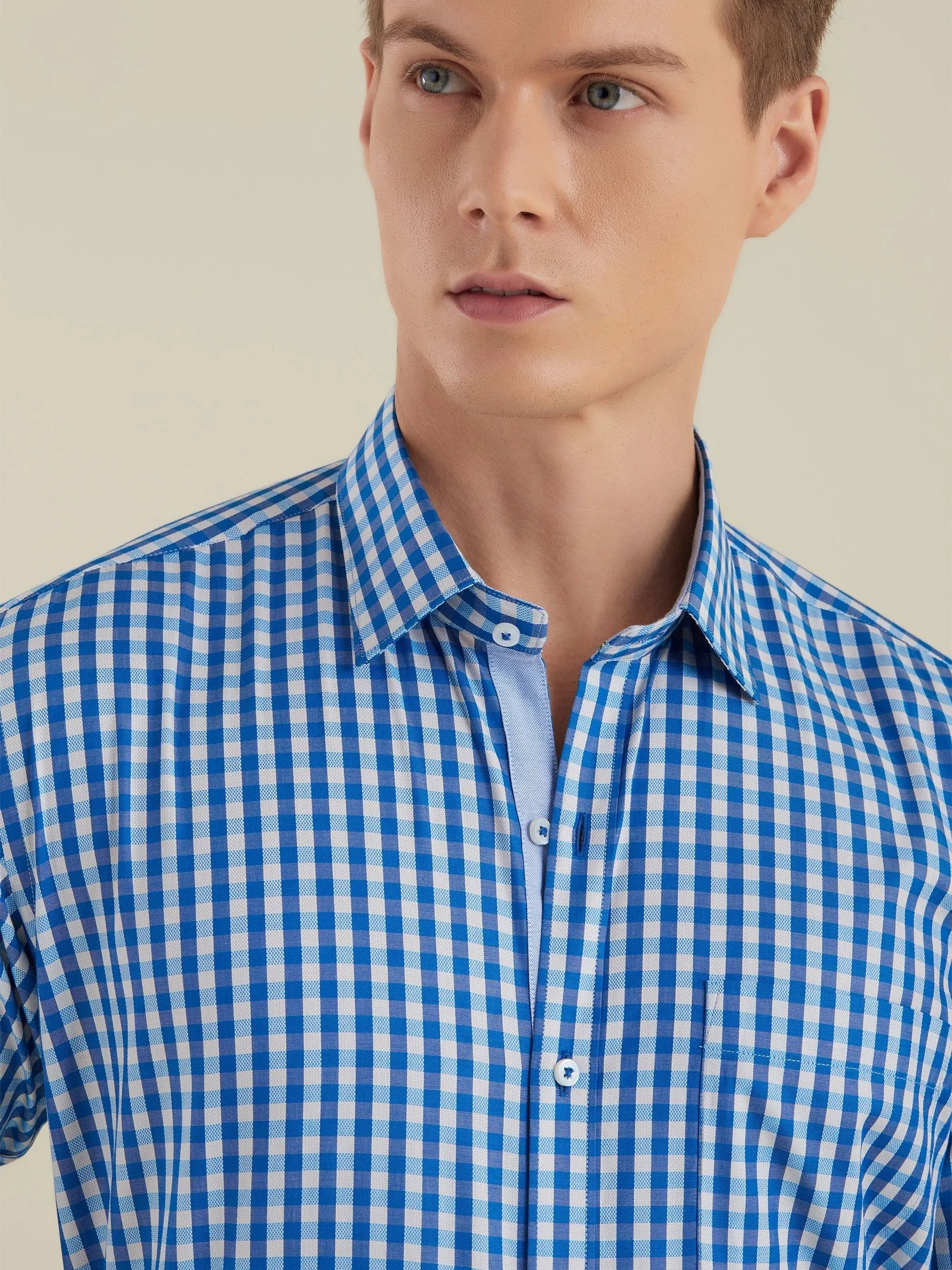 Blue Checked Shirt