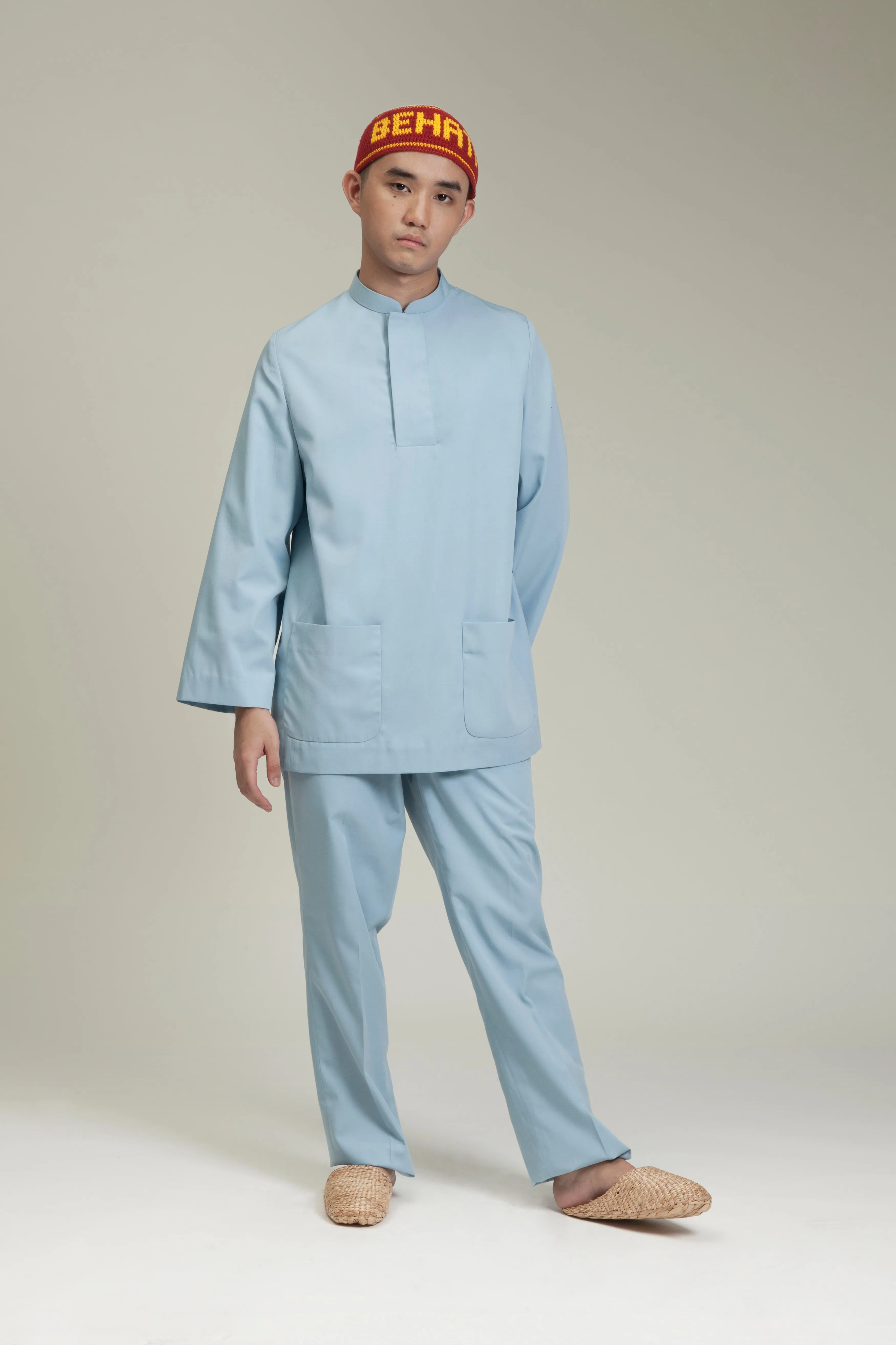 Blue Male Baju Set