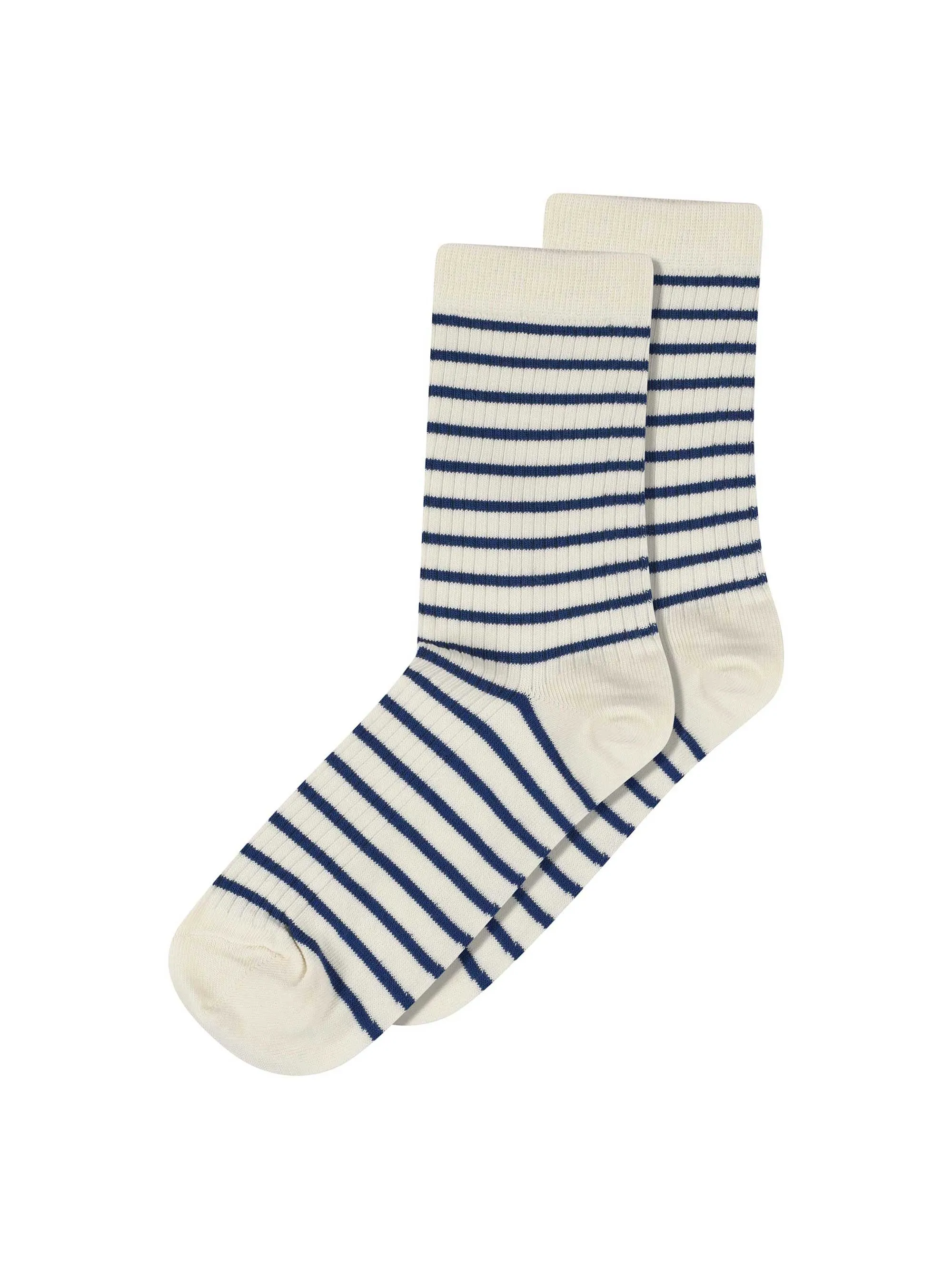 Blue Striped Socks