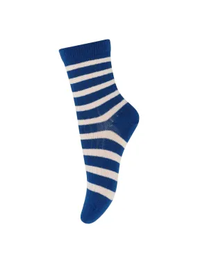 Blue Striped Socks