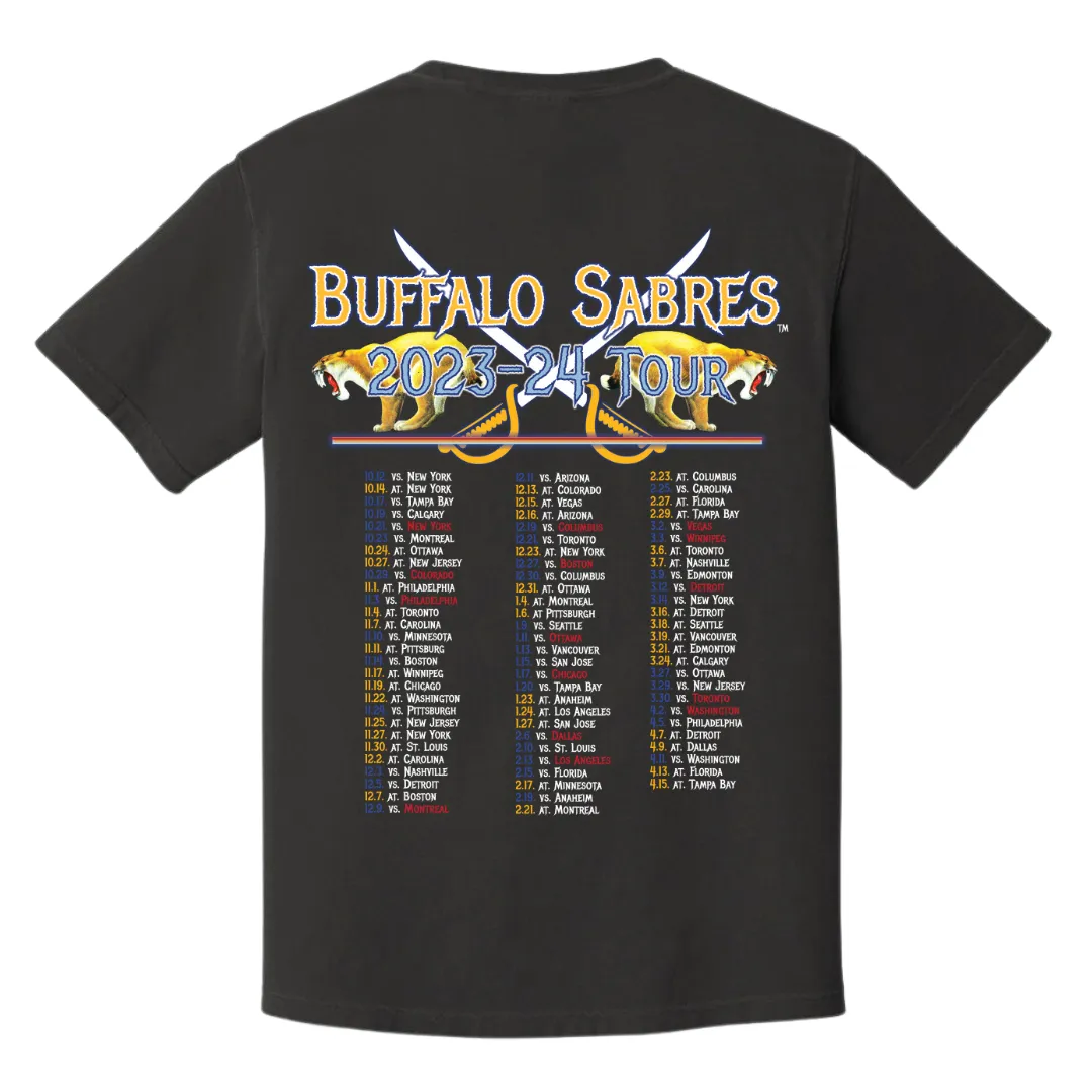 Buffalo Sabres 2023-24 Season Tour Shirt - BFLO Store Exclusive