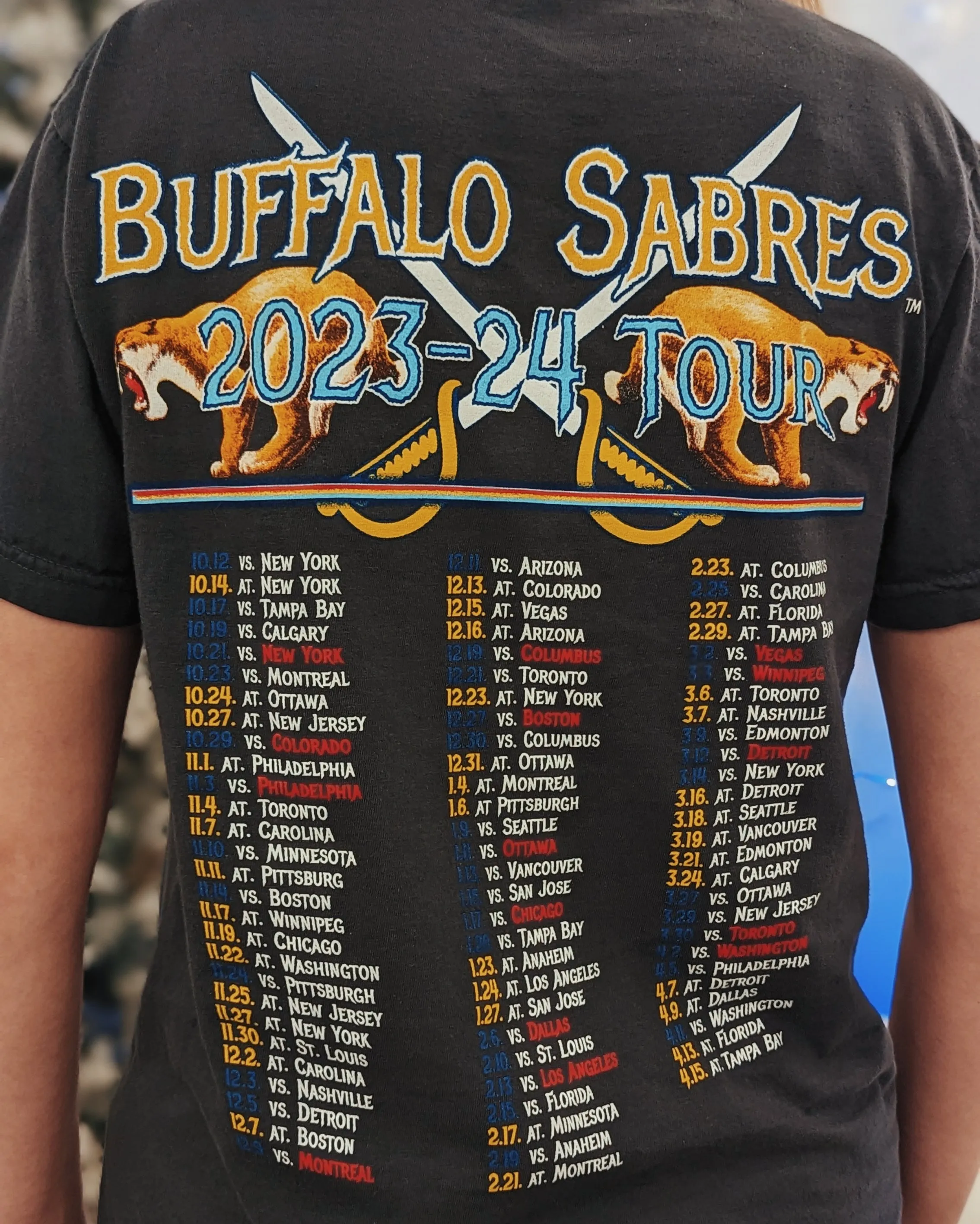 Buffalo Sabres 2023-24 Season Tour Shirt - BFLO Store Exclusive