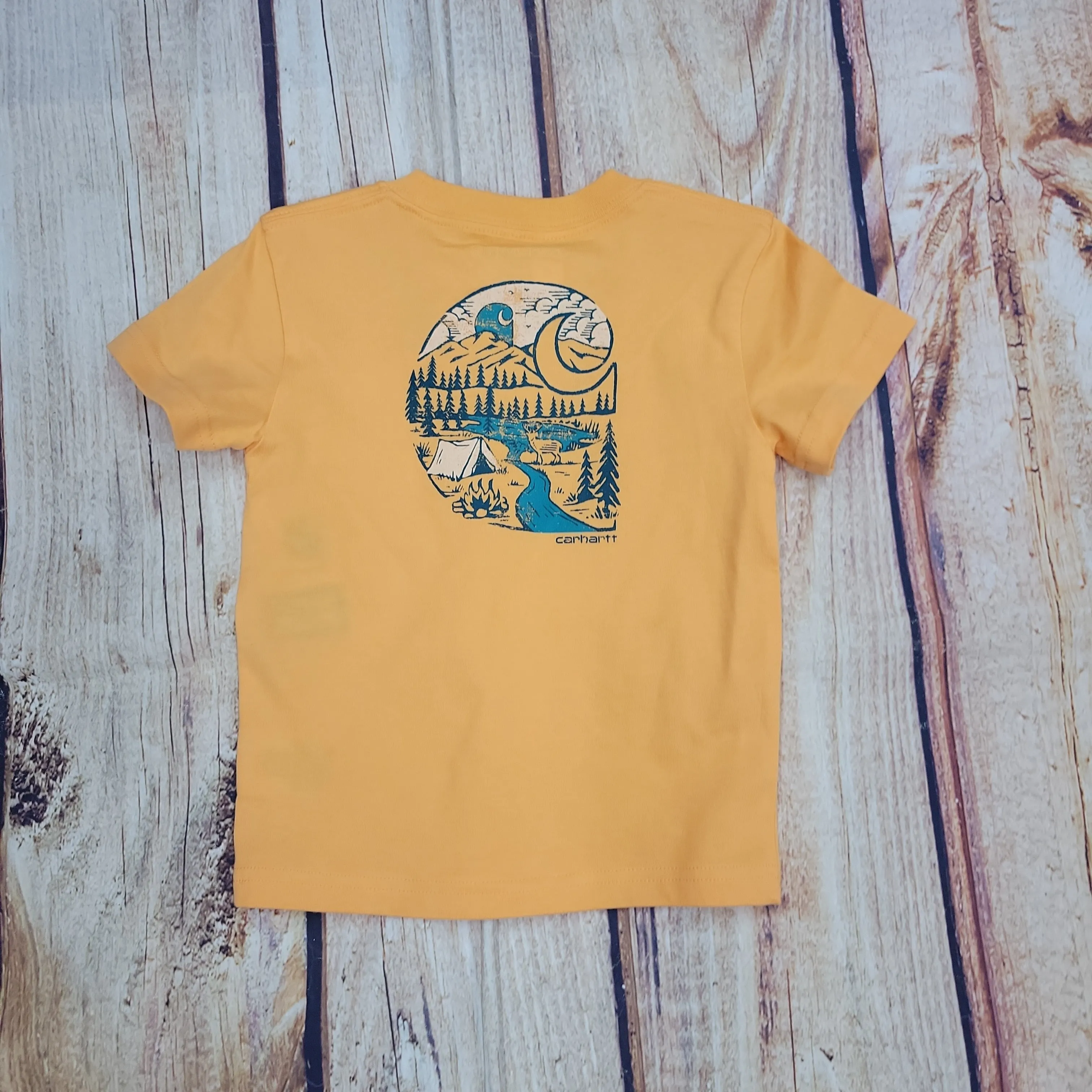 CARHARTT SHORT SLEEVE OUTDOOR C T-SHIRT MOCK ORANGE