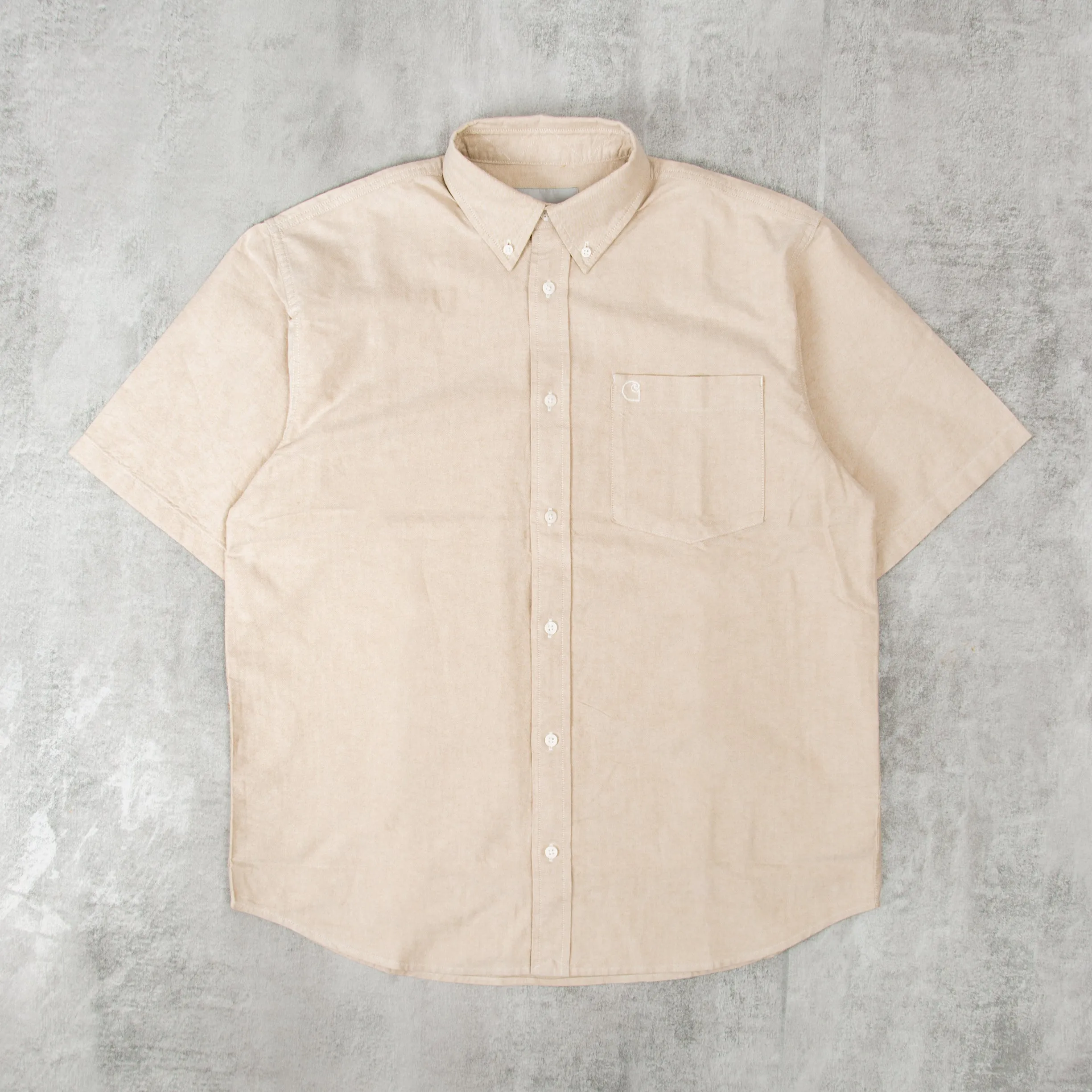 Carhartt WIP Braxton S/S Shirt - Agate / Wax