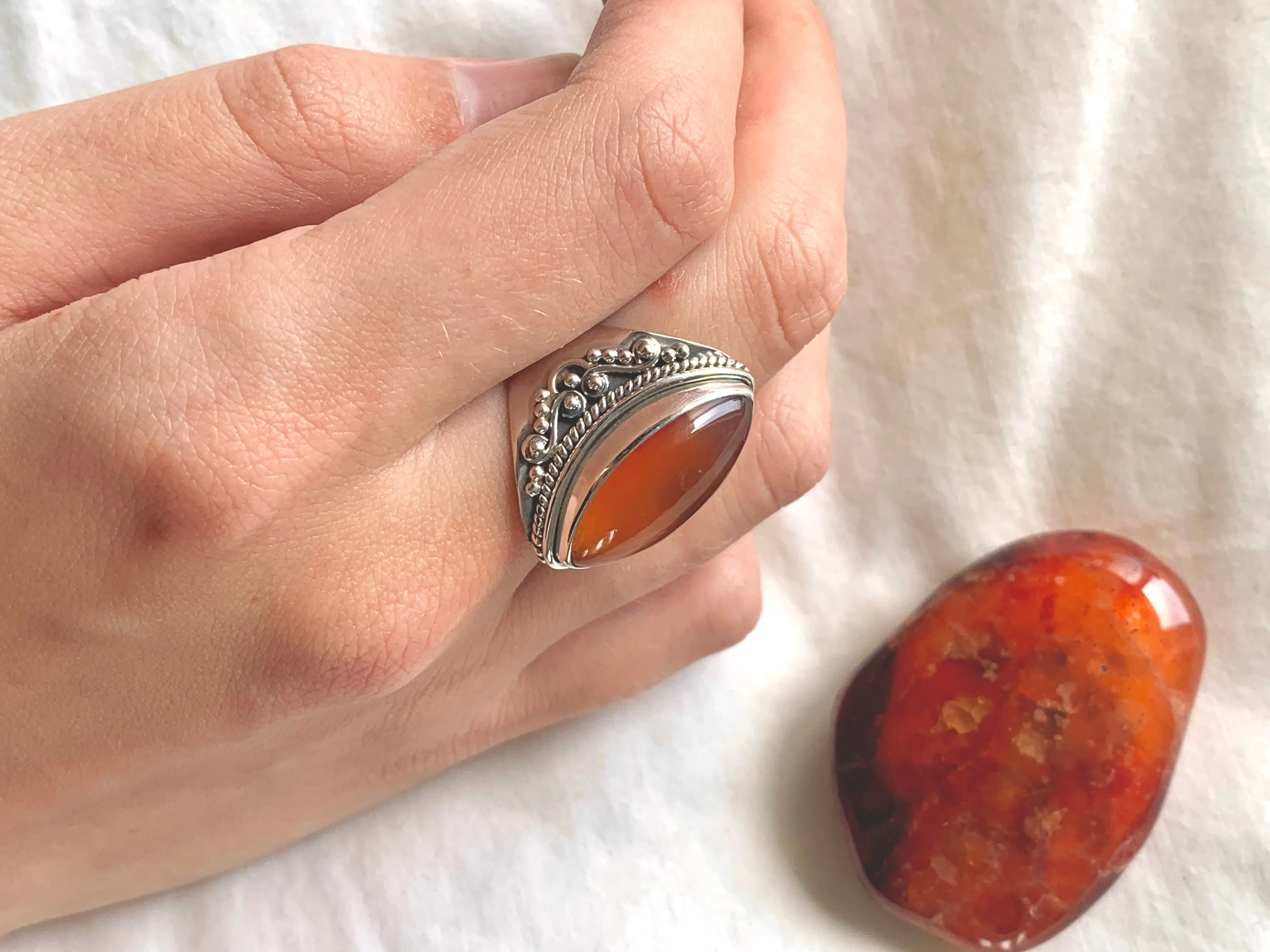 Carnelian Kai Ring