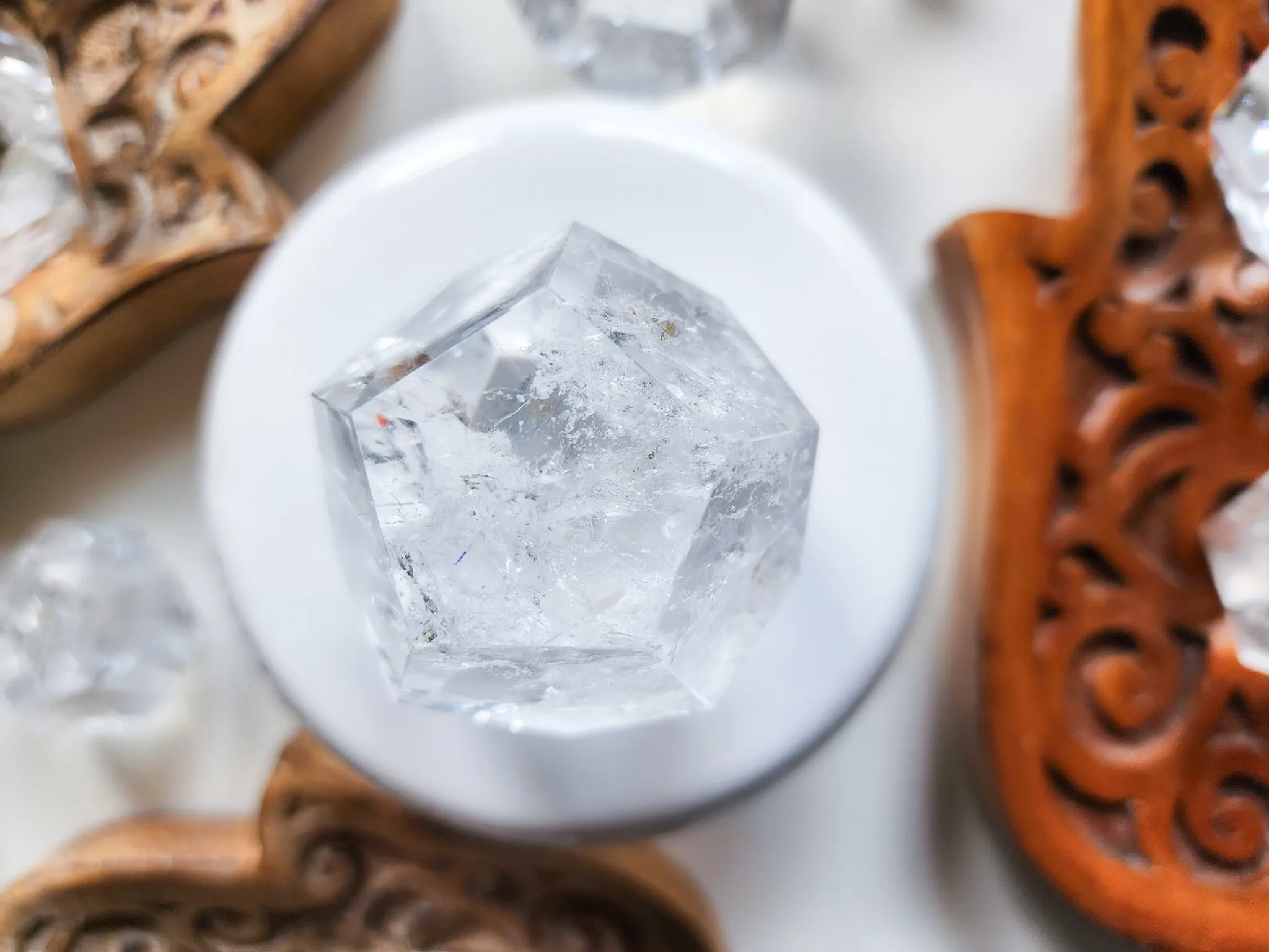 Clear Quartz Dodecahedron || Brazil