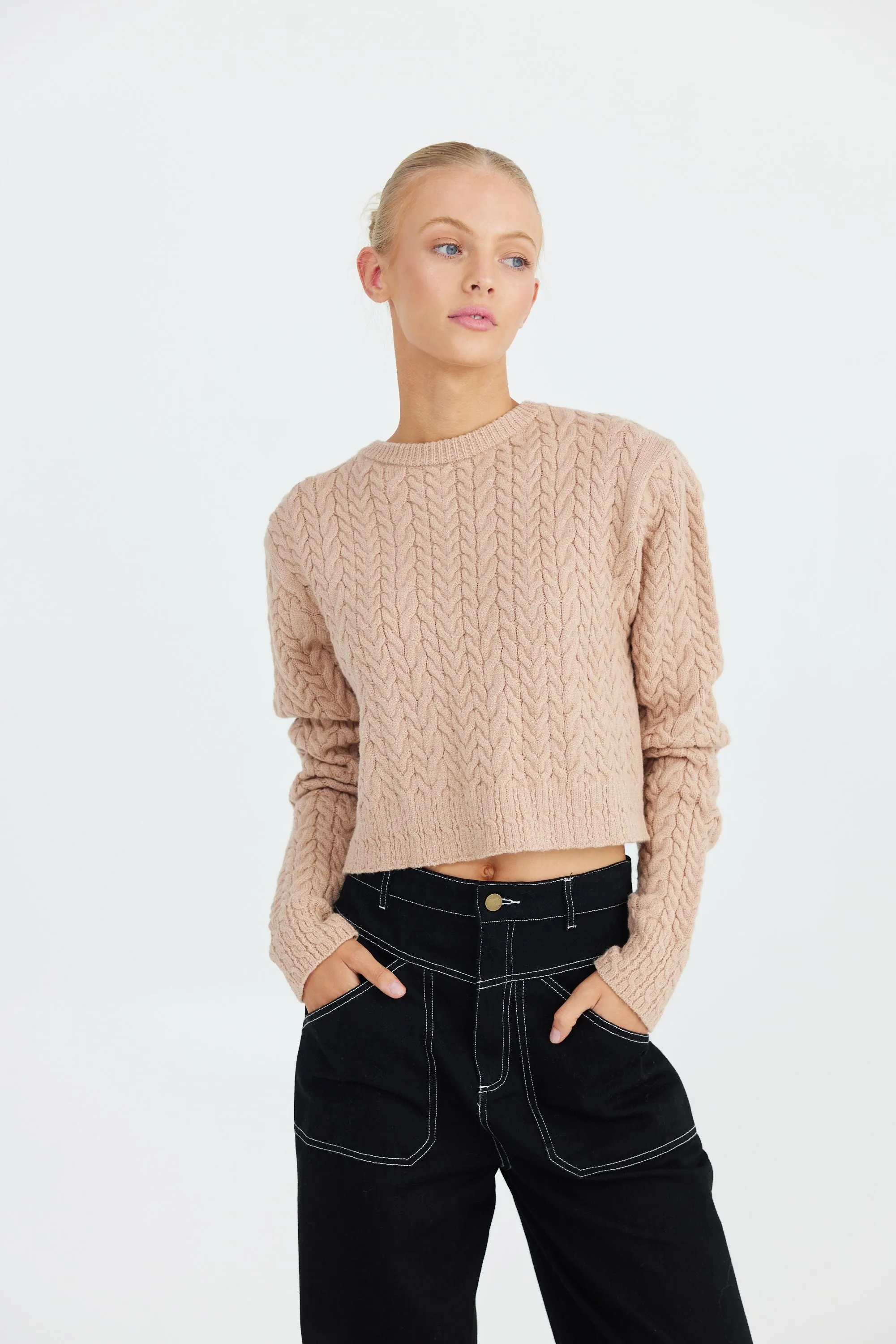 Clover Knit (Latte)