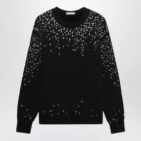 Crew-Neck Sweatshirt Crystals