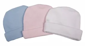 Double-Layered 100% Cotton Blank Baby Beanie 2 Pack Mixed Colours