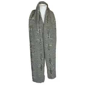 Dries Van Noten Brand New $1215 Dragonfly Embellished Alpaca Scarf