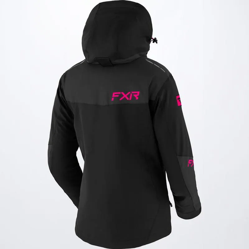 FXR Women's Renegade FX Jacket Black/Char/Fuchsia