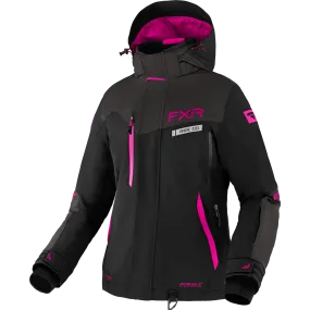 FXR Women's Renegade FX Jacket Black/Char/Fuchsia