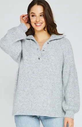 Gentle Fawn Alden Sweater | Heather Grey