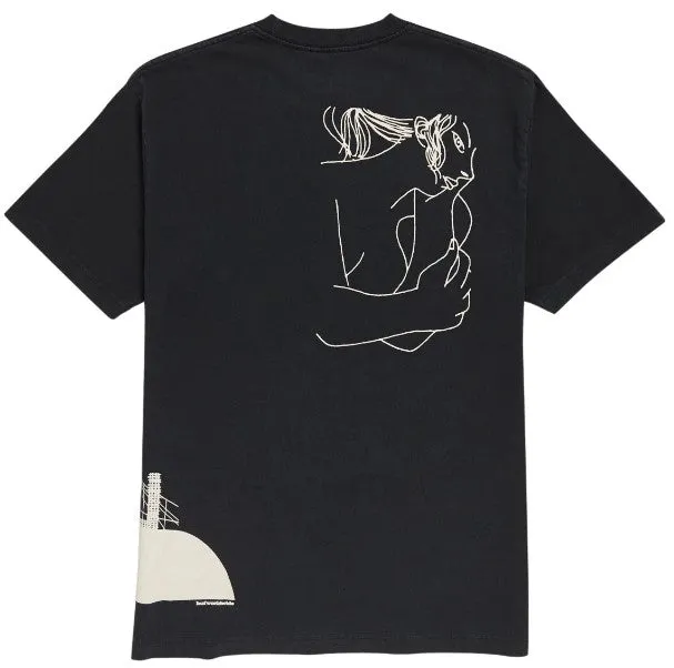 Huf Loosies Tee / Washed Black