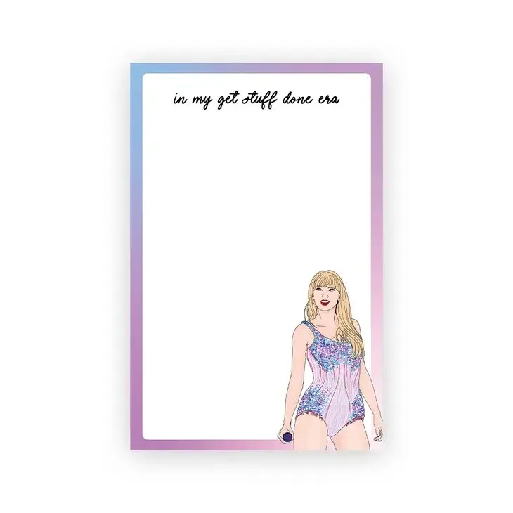 In My Get Stuff Done Era Taylor Swift Notepad