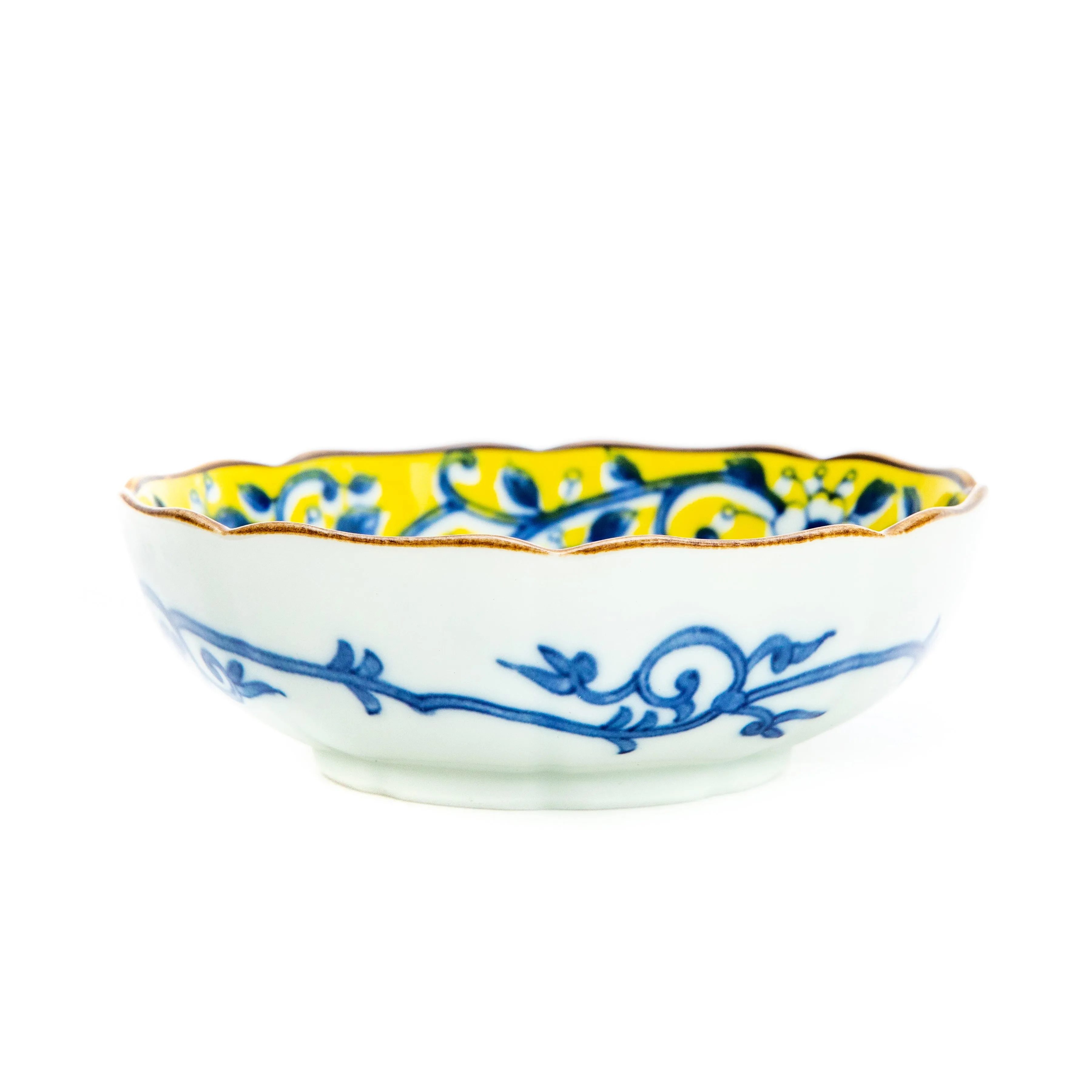 Japanese Octagonal Porcelain Bowl