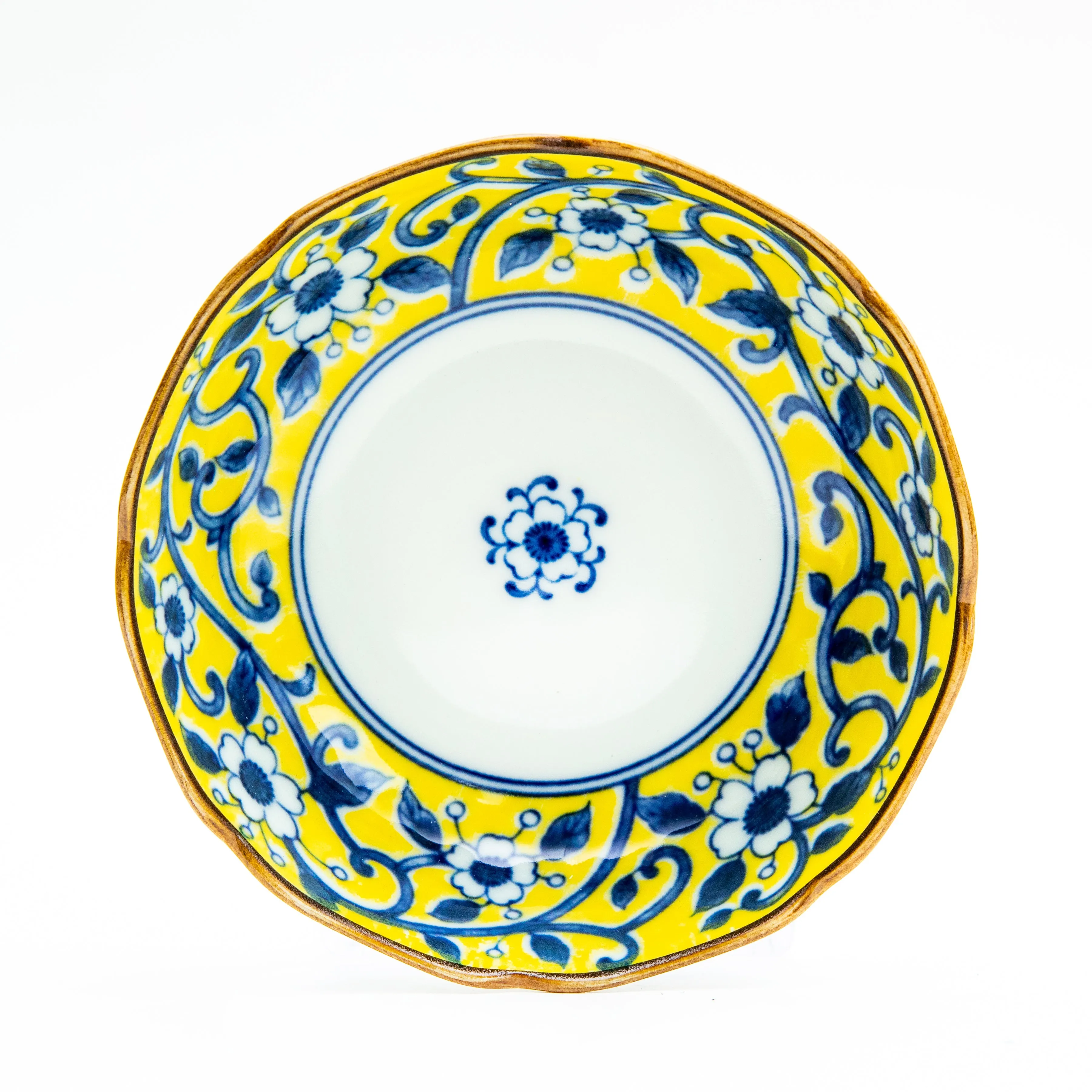 Japanese Octagonal Porcelain Bowl