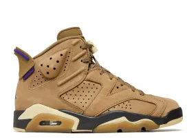 Jordan Retro 6a??s Gore-Tex Brown Kelp (WMNS)