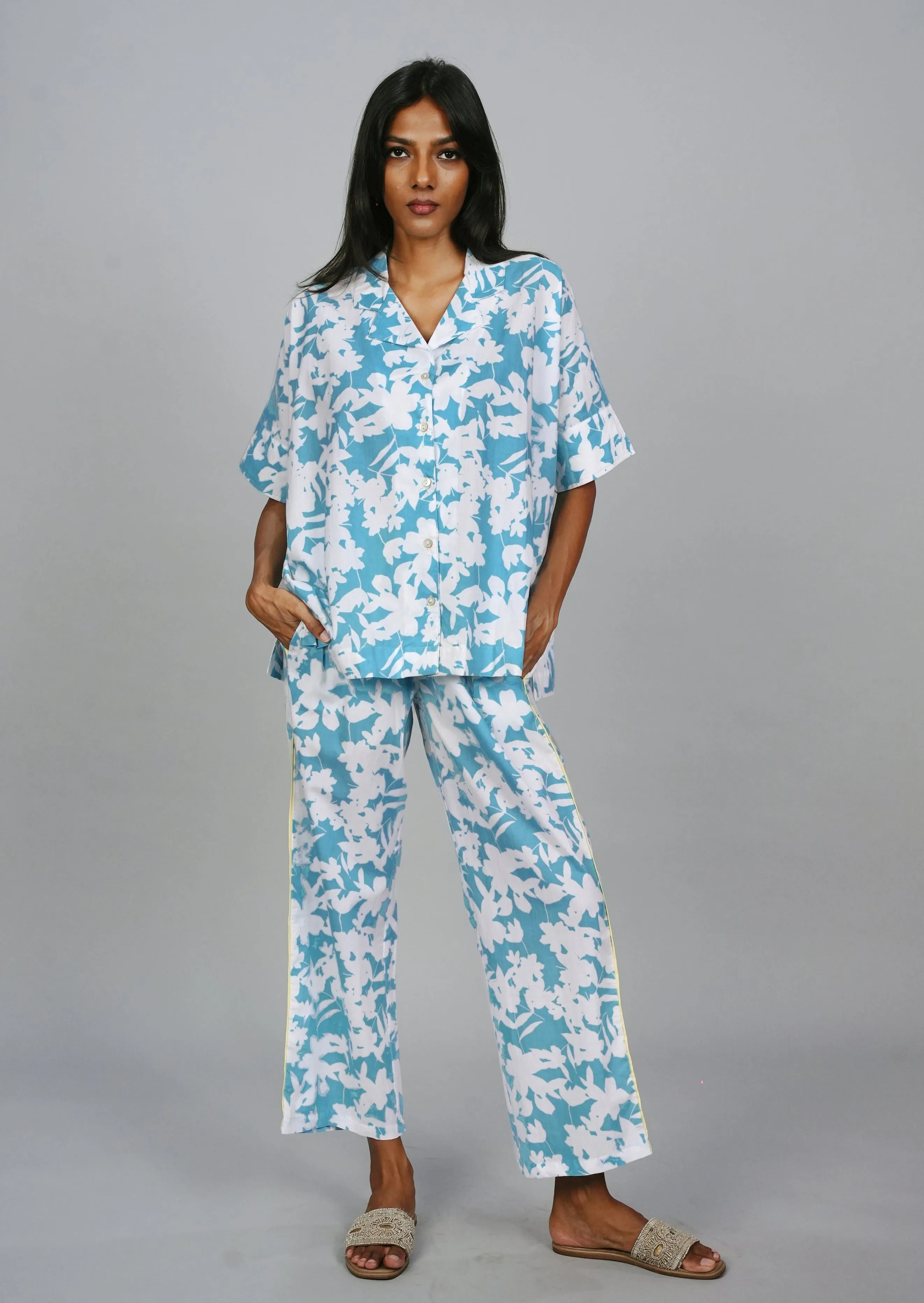 Kaia PJ Set - Ice Shadow Floral