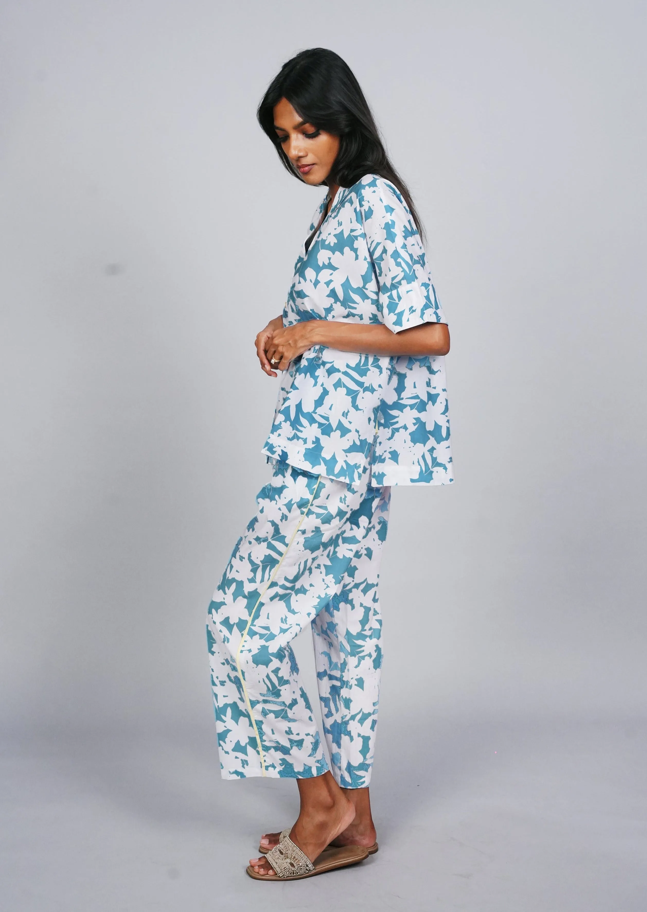 Kaia PJ Set - Ice Shadow Floral