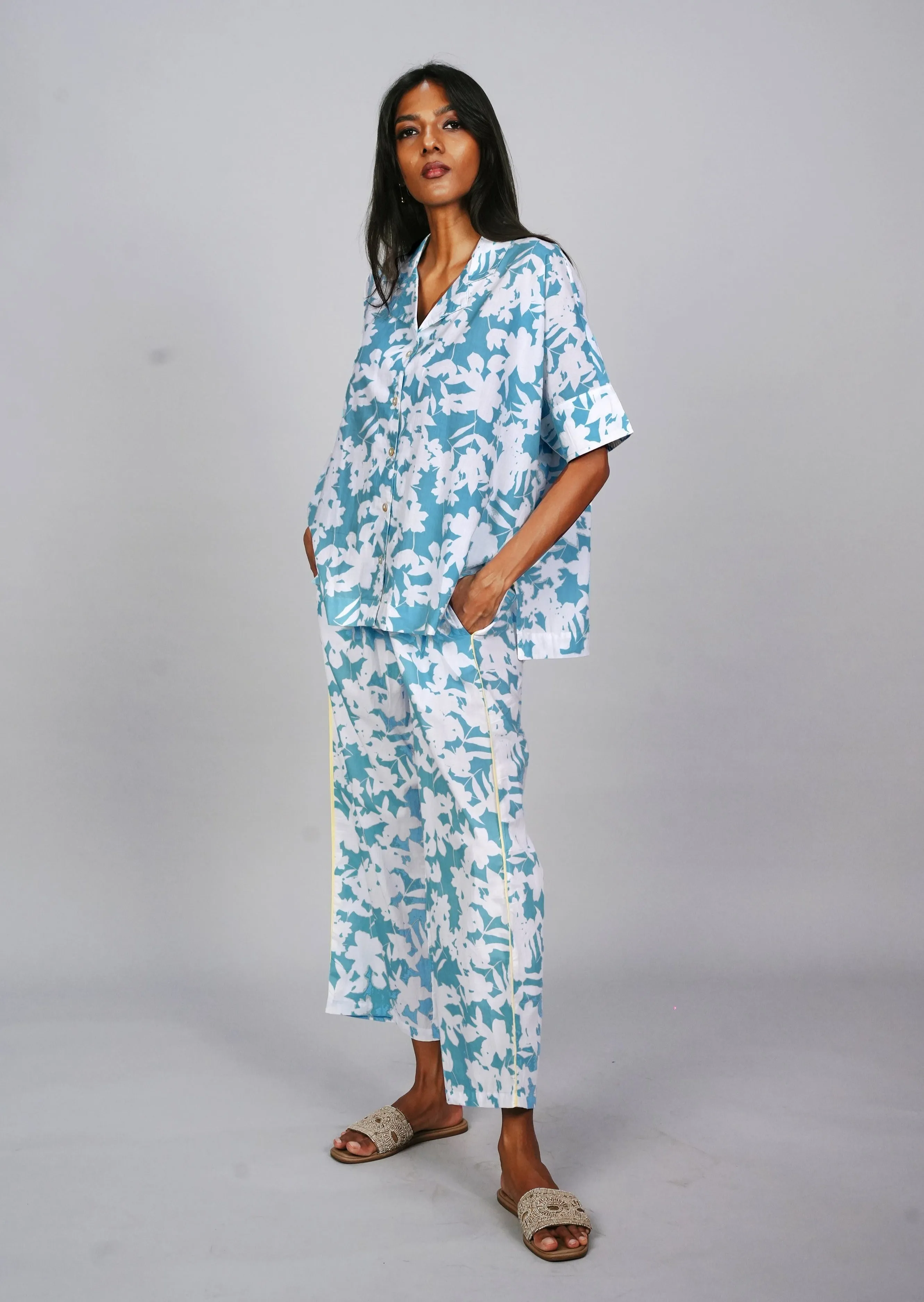 Kaia PJ Set - Ice Shadow Floral