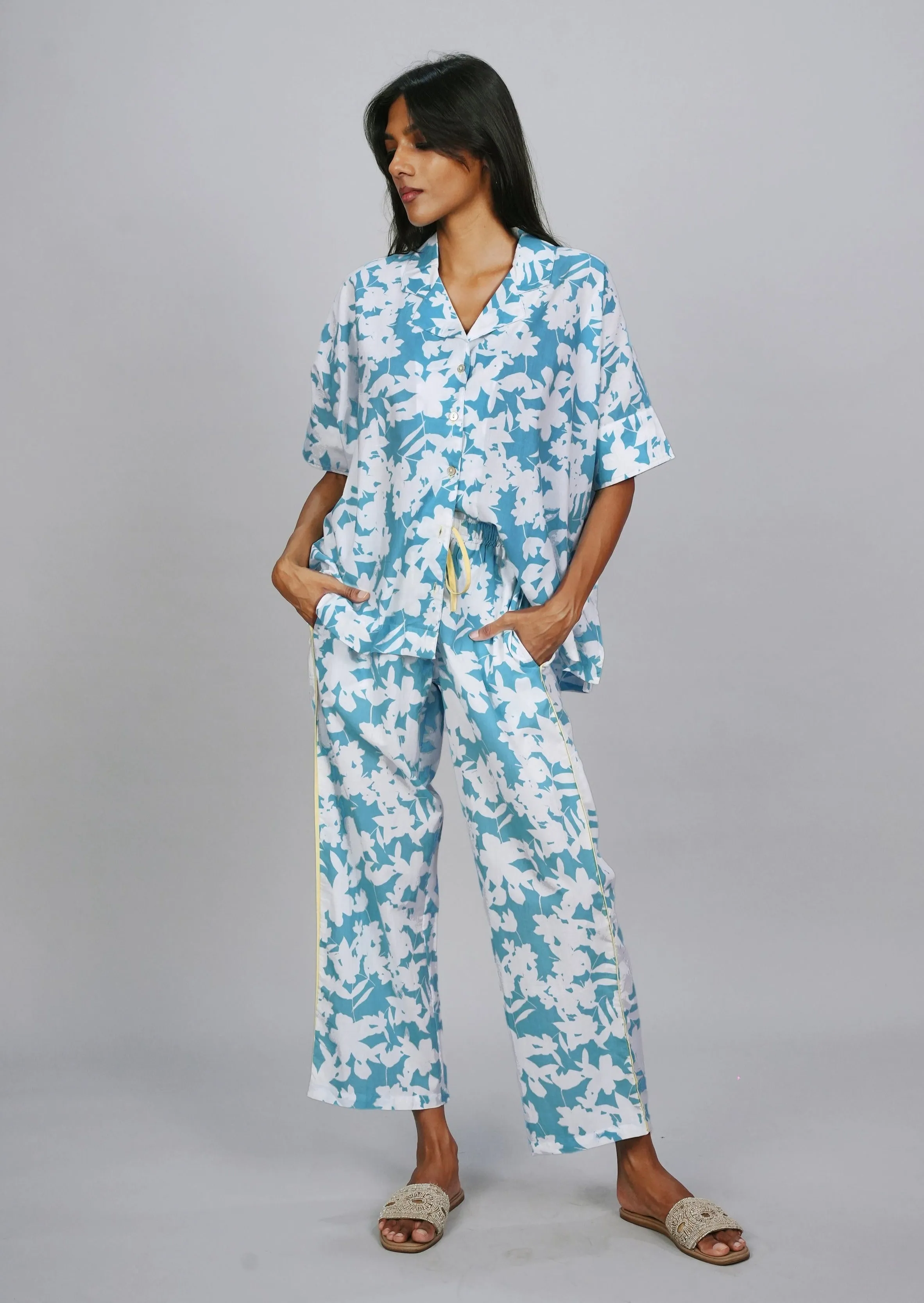 Kaia PJ Set - Ice Shadow Floral