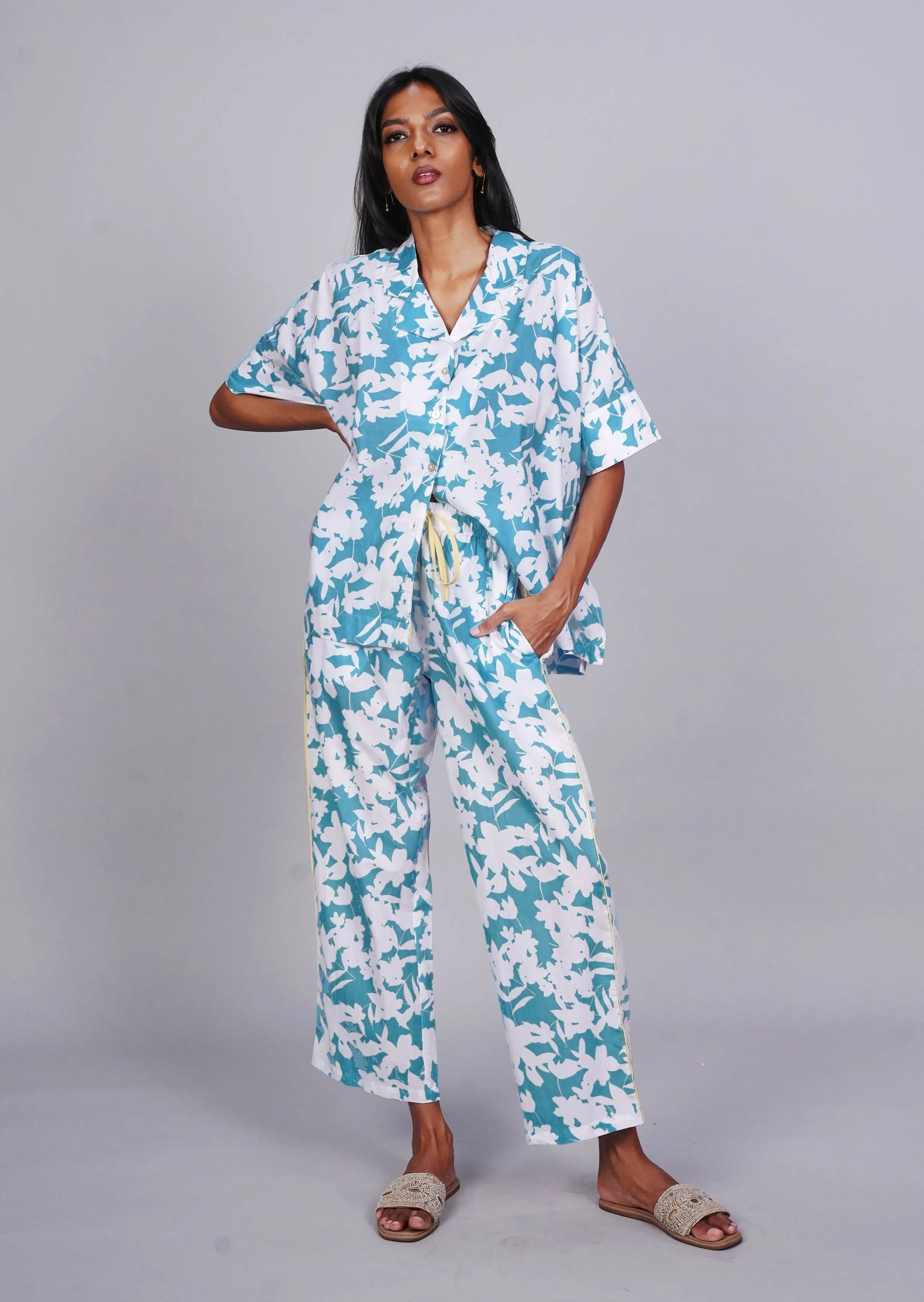 Kaia PJ Set - Ice Shadow Floral