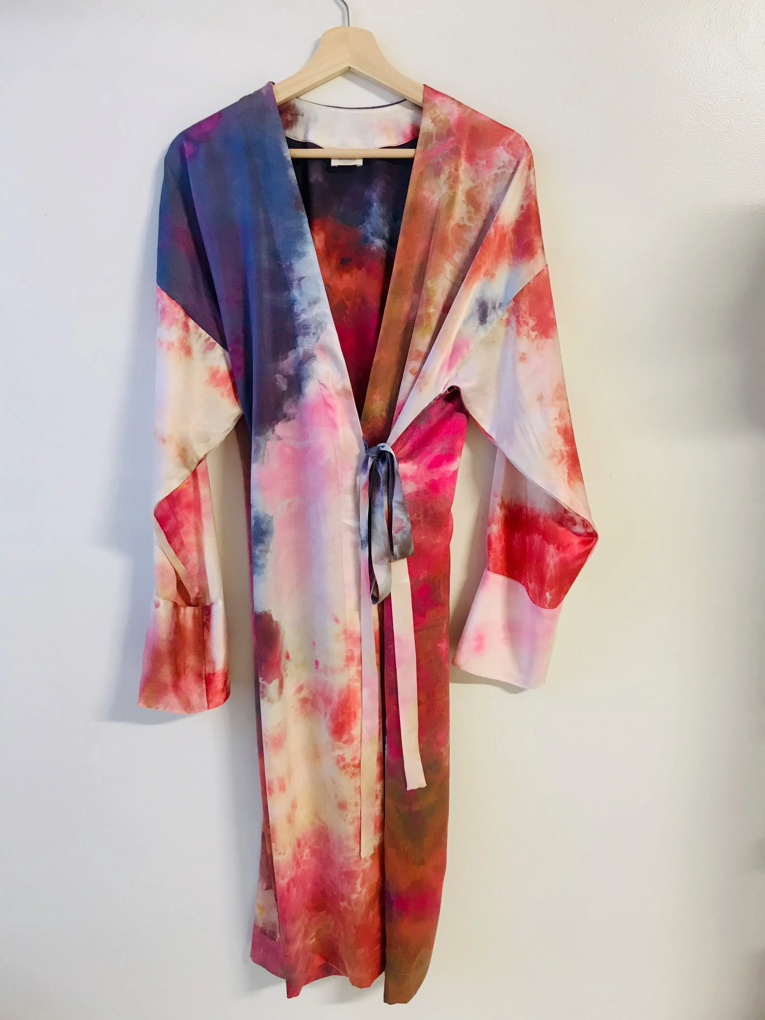 Kimono Dress in Silk Charmeuse