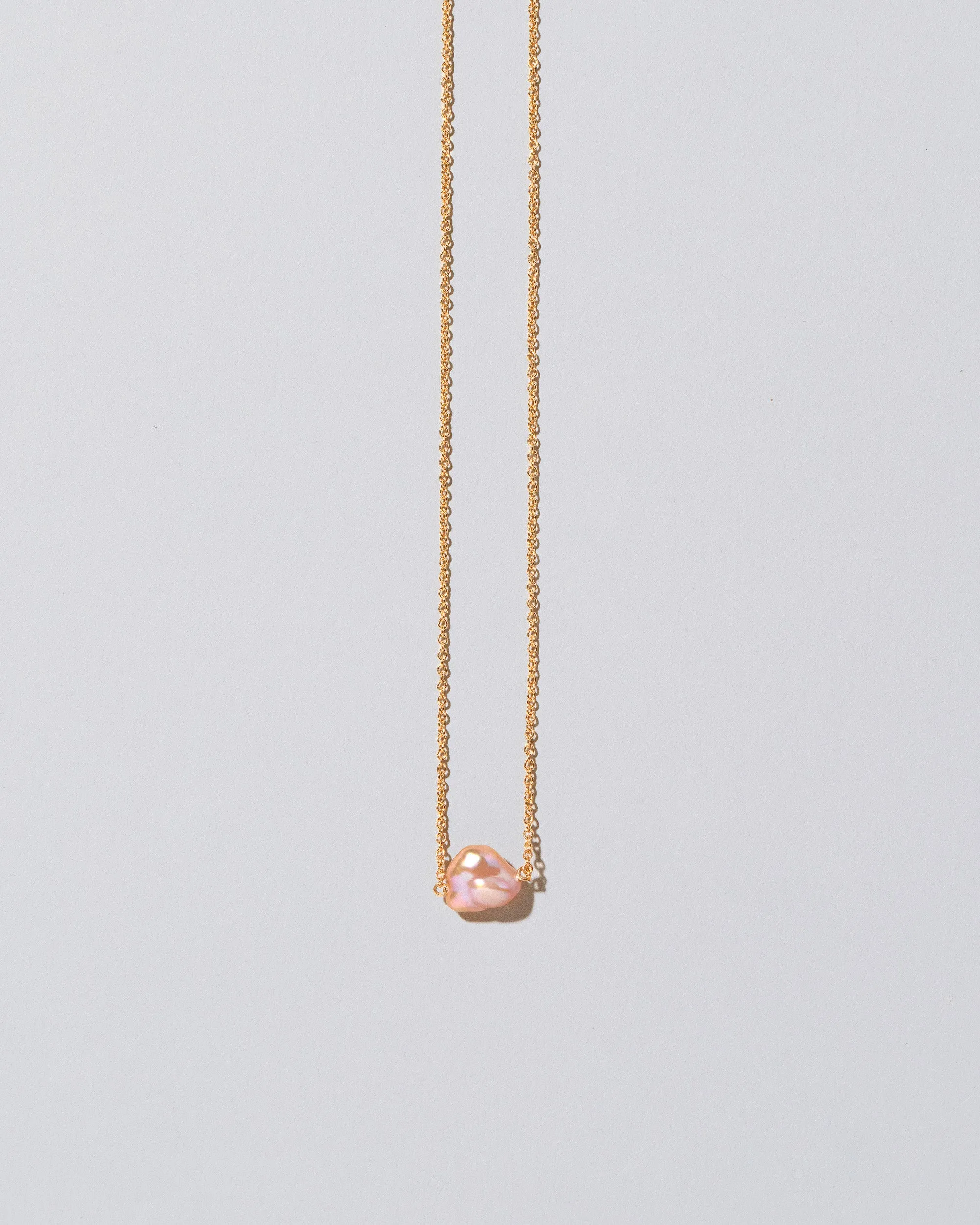 Lagniappe Pearl Necklace - Blush