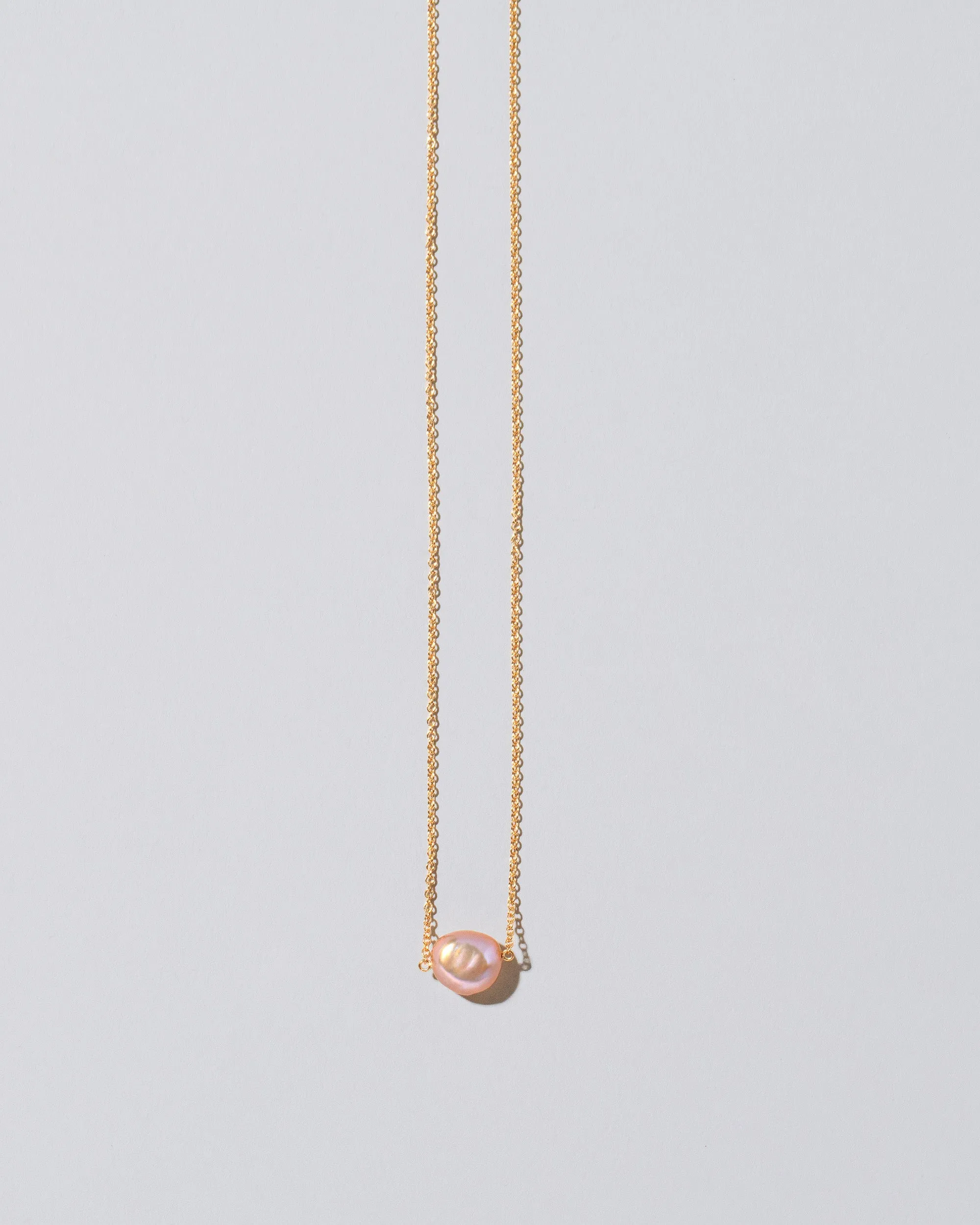 Lagniappe Pearl Necklace - Blush