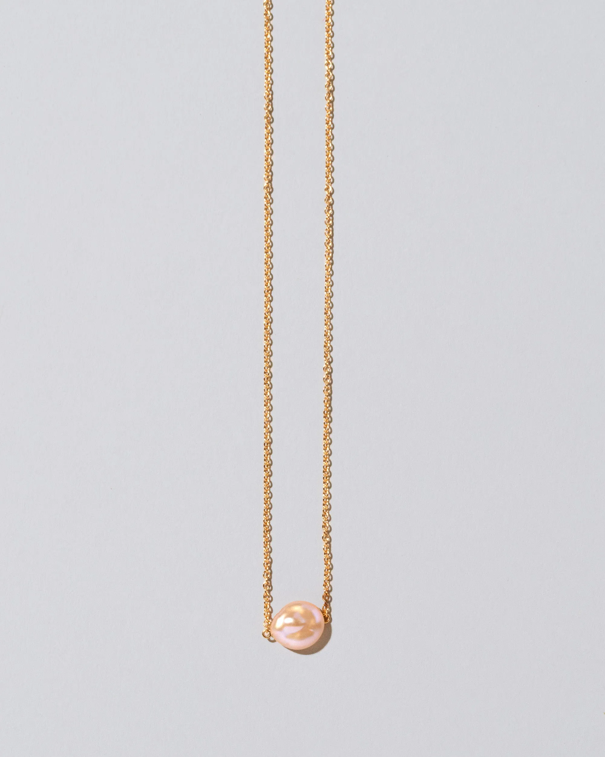 Lagniappe Pearl Necklace - Blush