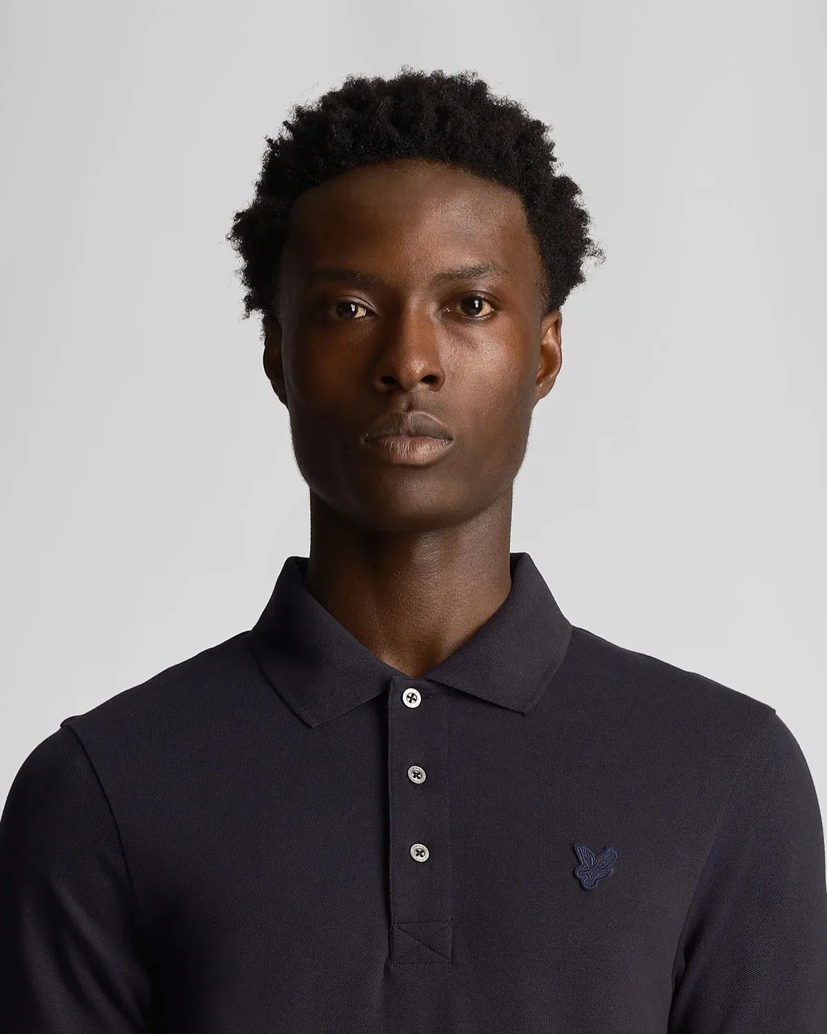 Lyle & Scott Mens Tonal Eagle Stretch Polo Shirt