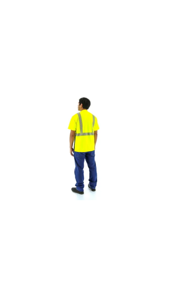 Majestic 75-5215 Safety Short Sleeve Shirt Hi-Vis